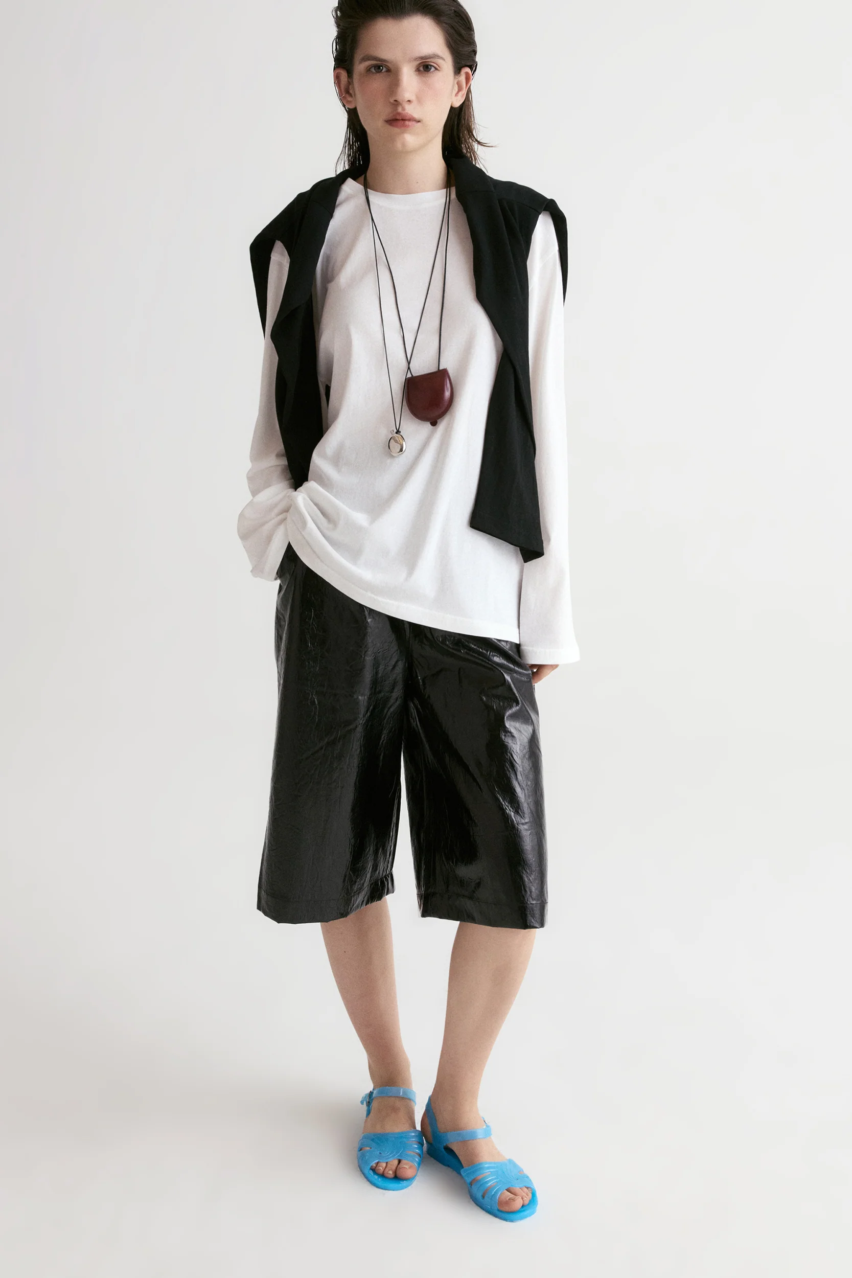 Frame Unisex Long-Sleeve T-shirt-White - Image 5