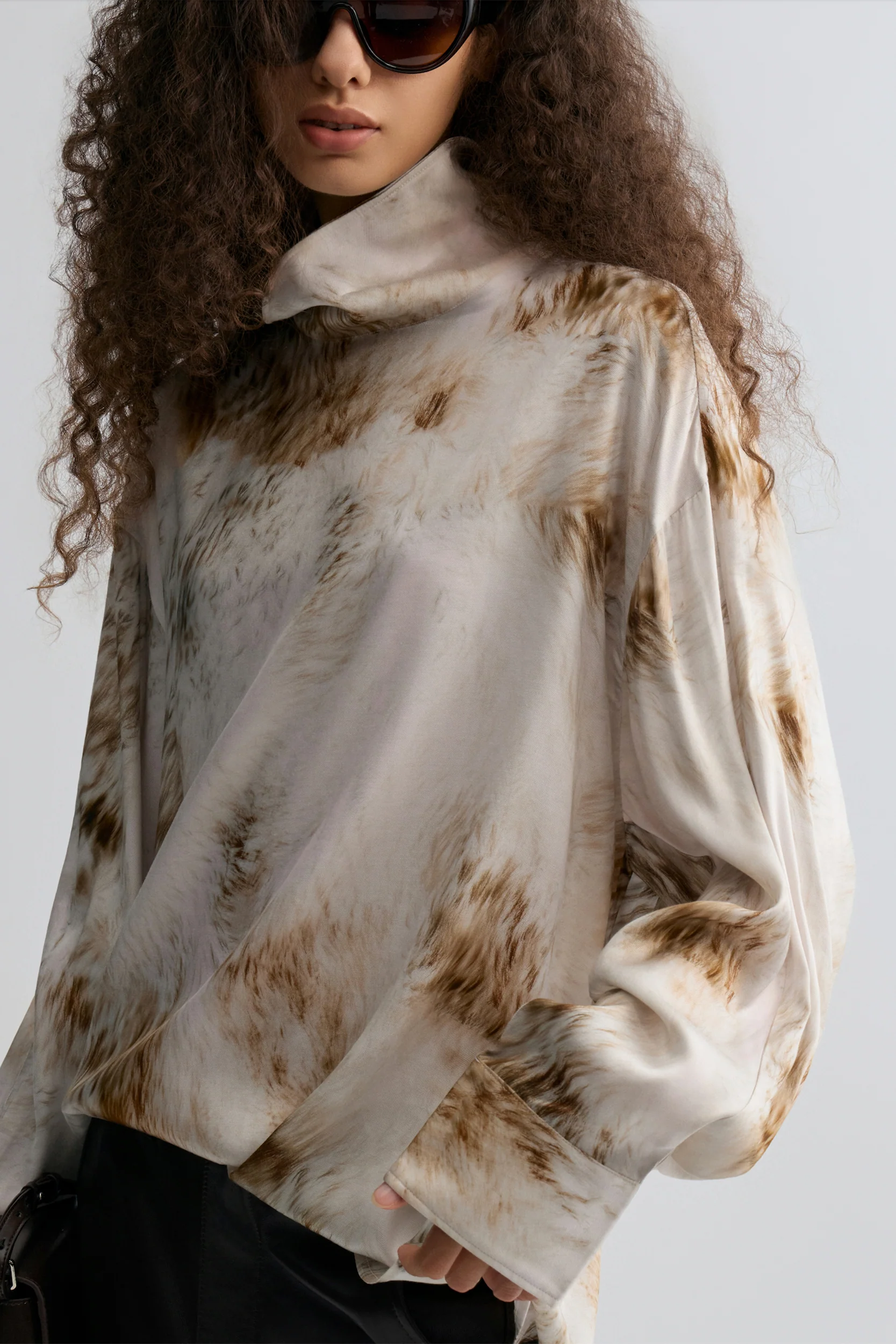 Fur Print Blouse - Image 2