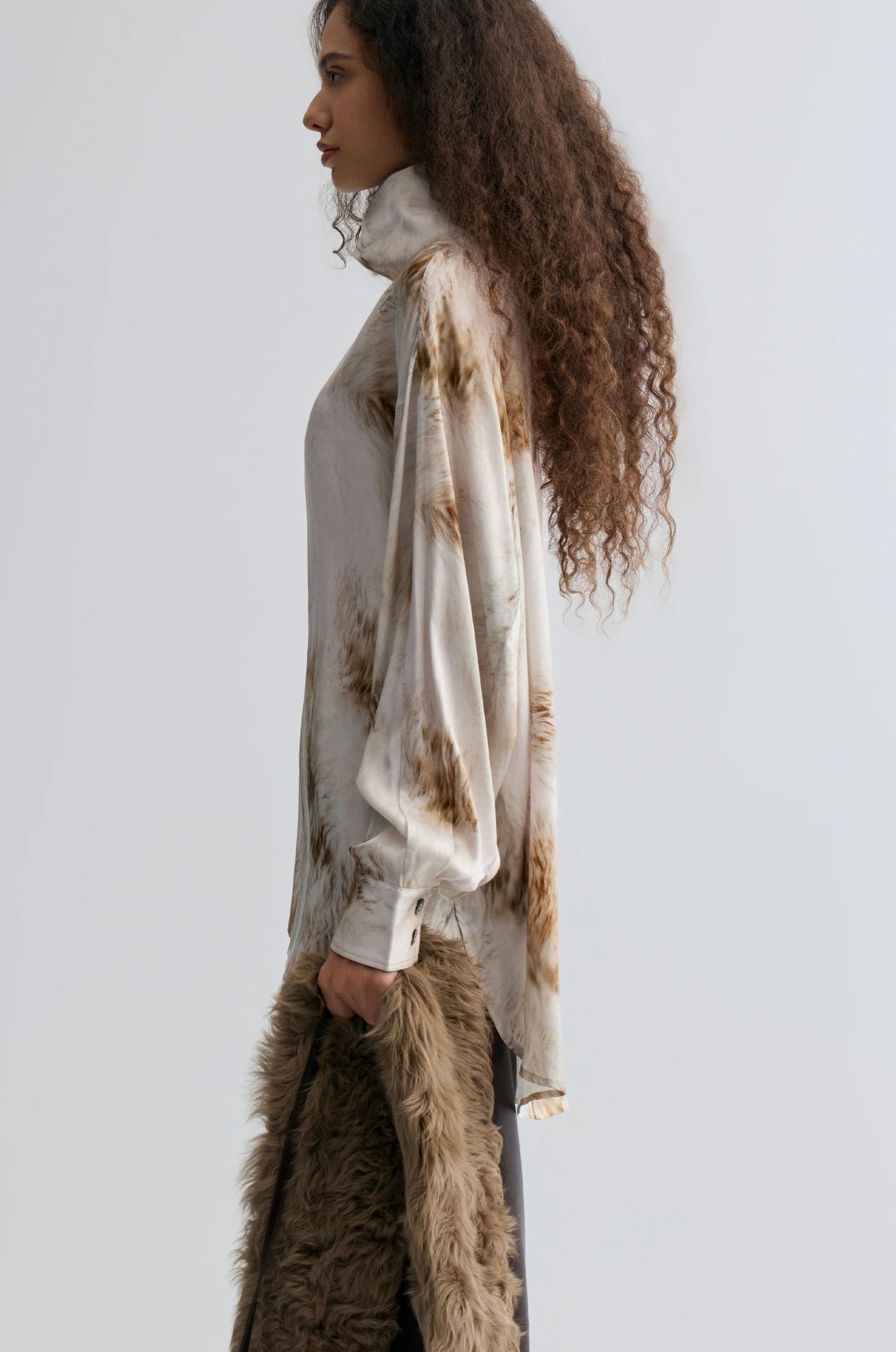 Fur Print Blouse - Image 5