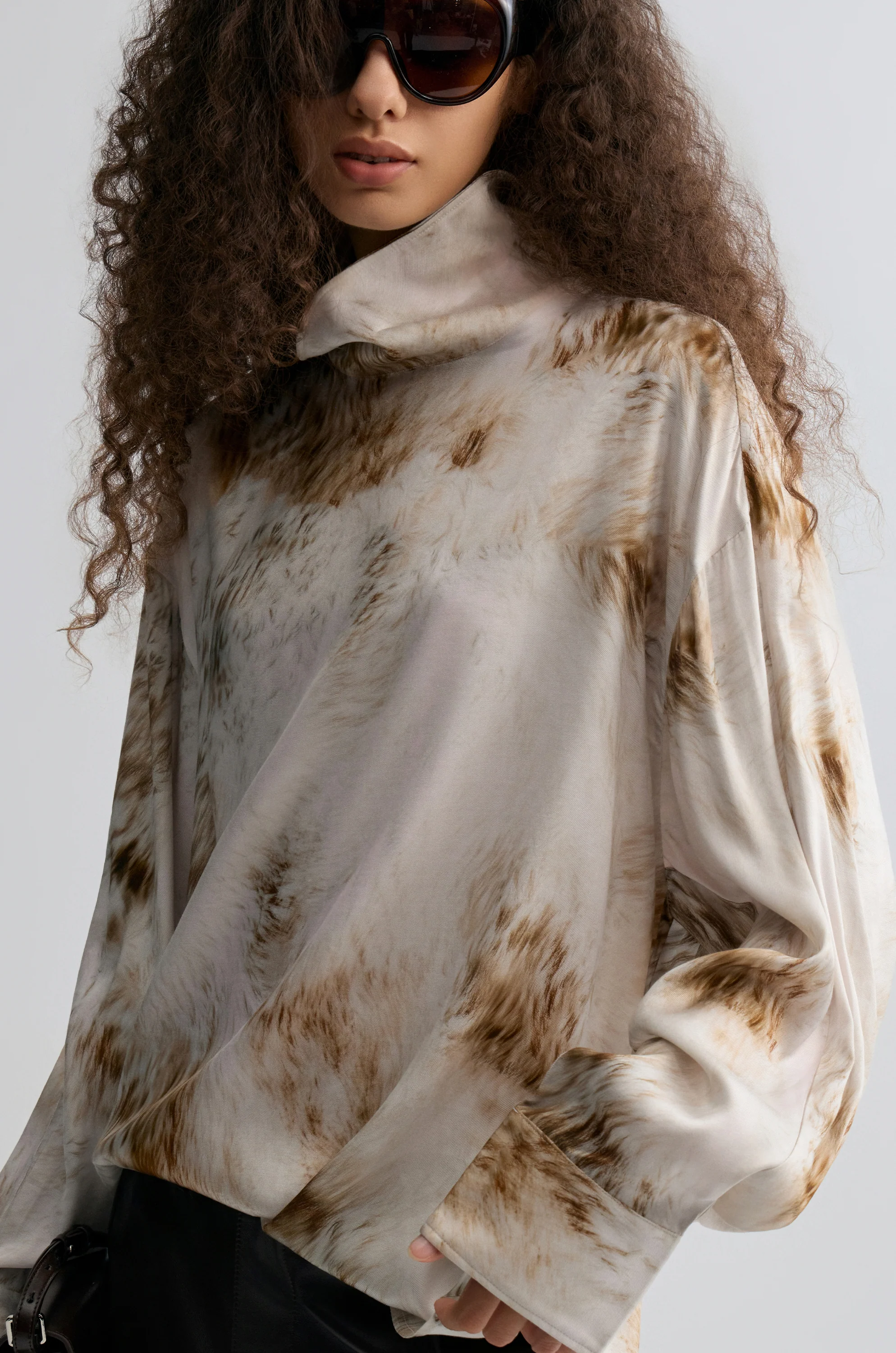 Fur Print Blouse - Image 6