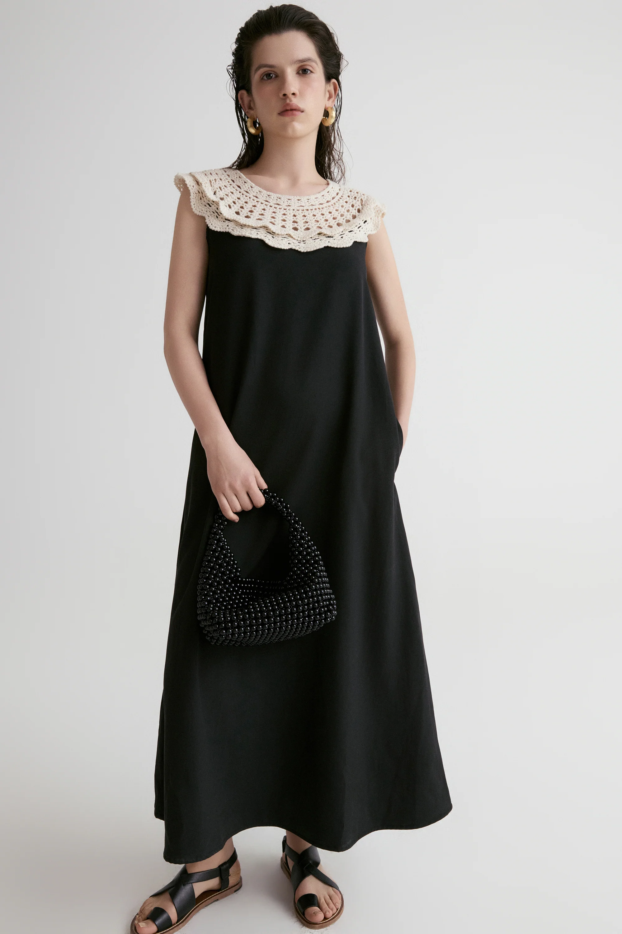 Glam Handle Bag-Black - Image 5