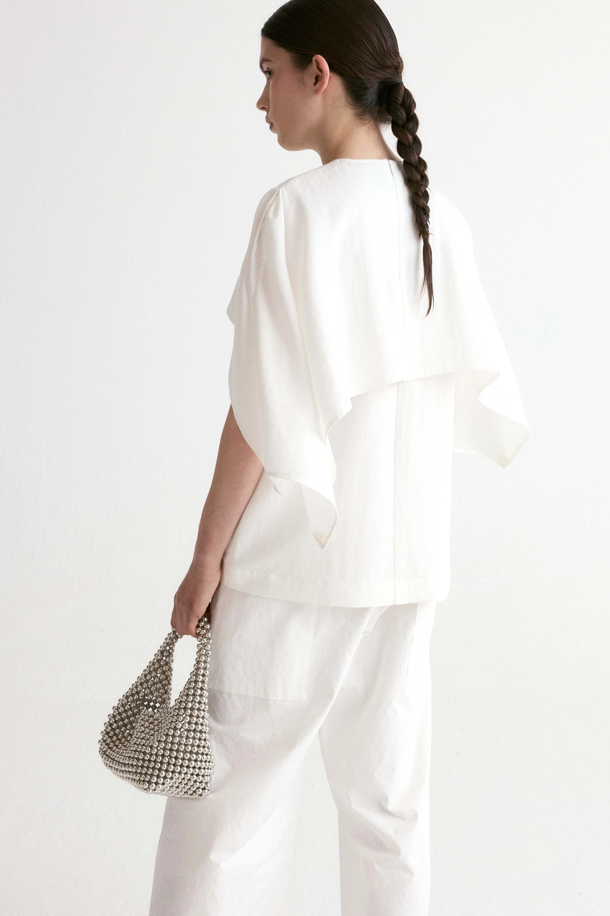 Glam Handle Bag-Silver - Image 3