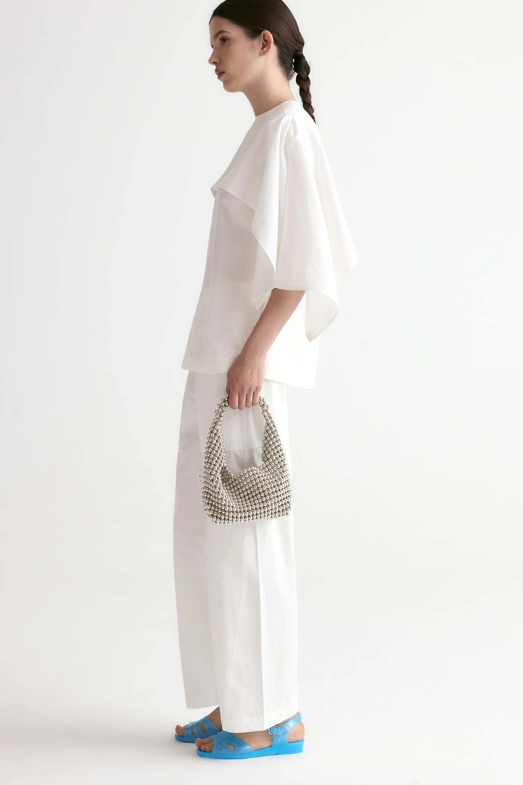 Glam Handle Bag-Silver - Image 7