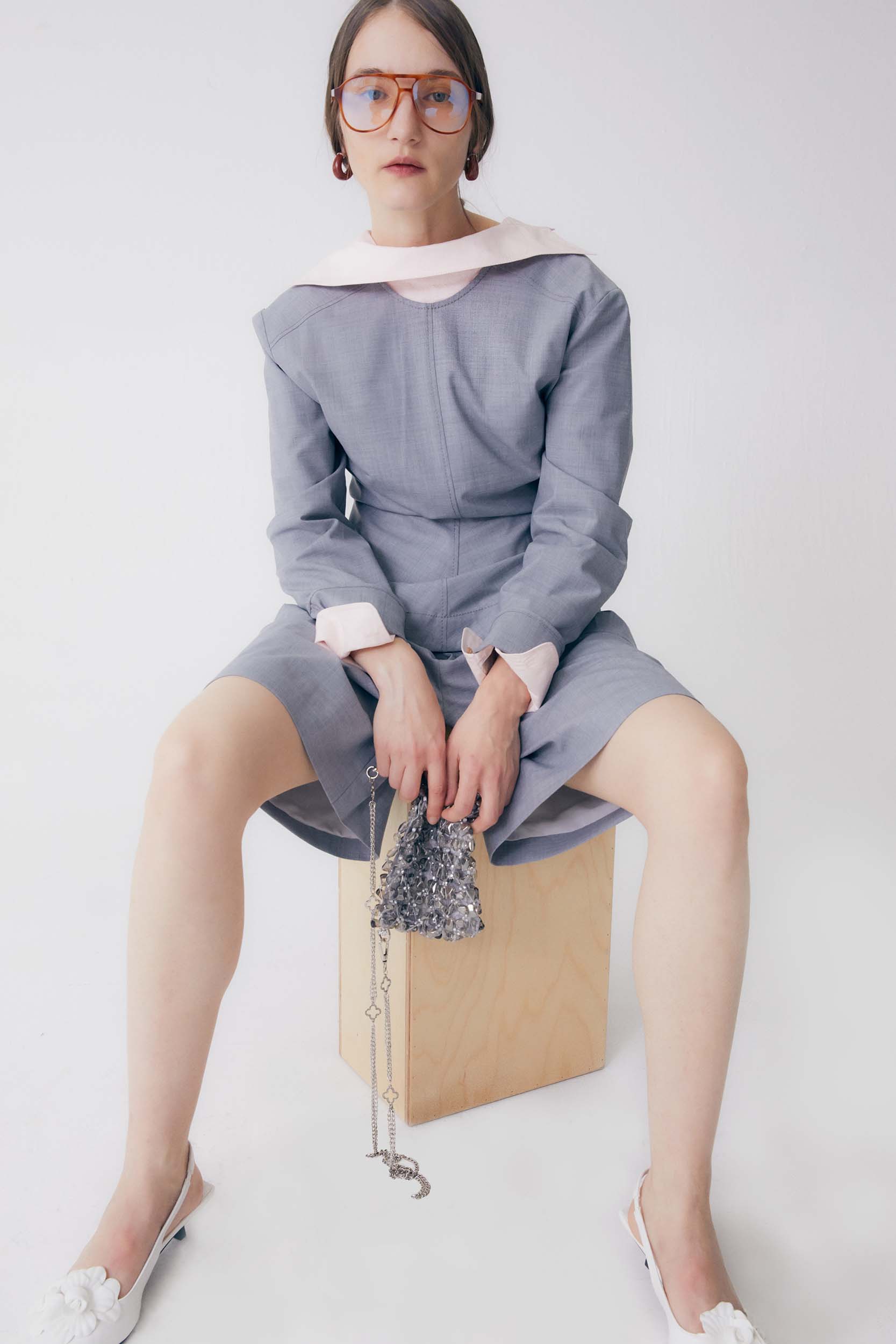 Julia Wool Reversible Long Sleeve Top - Image 3