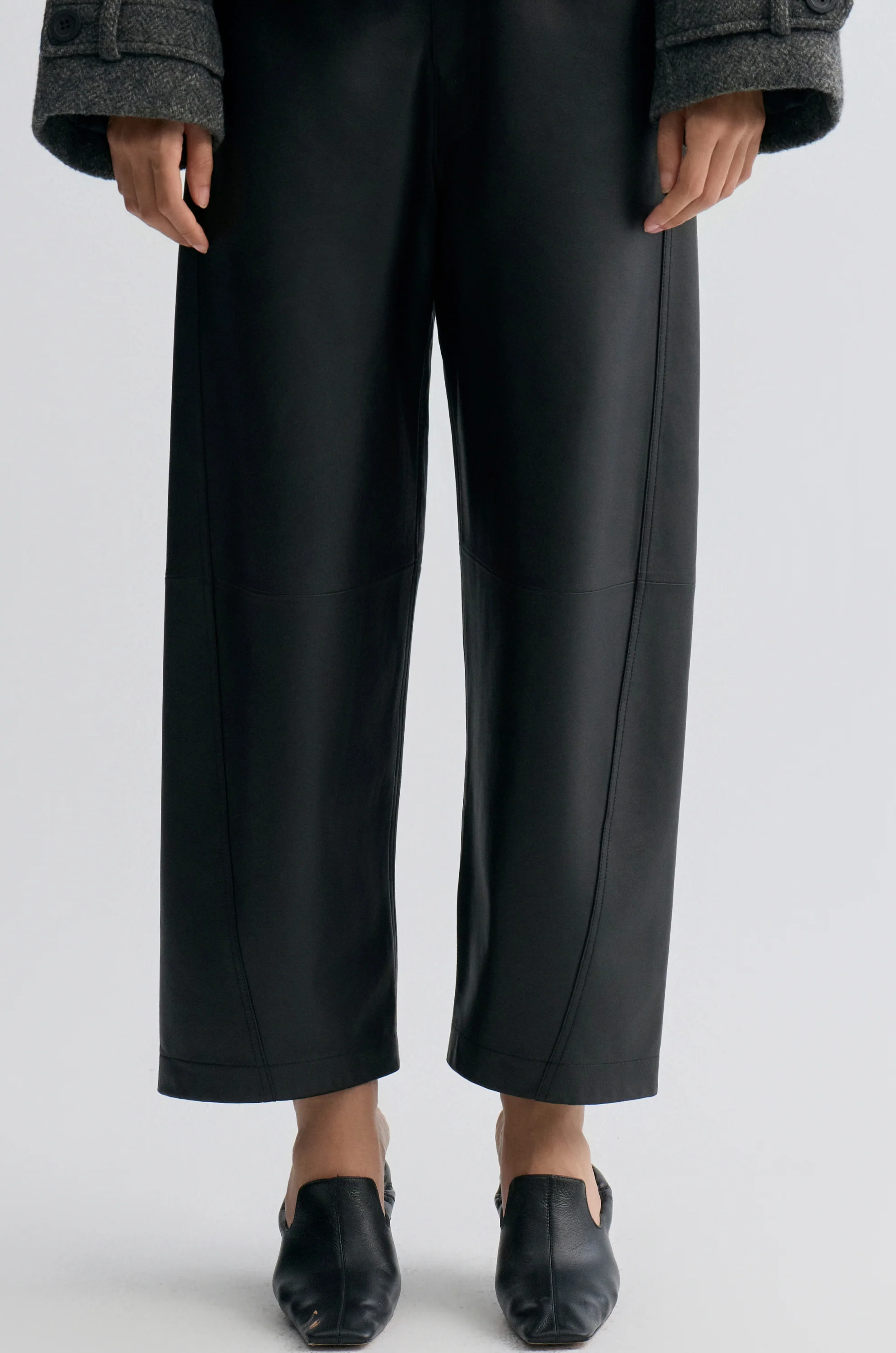 Leather Balloon Pants Black - Image 7