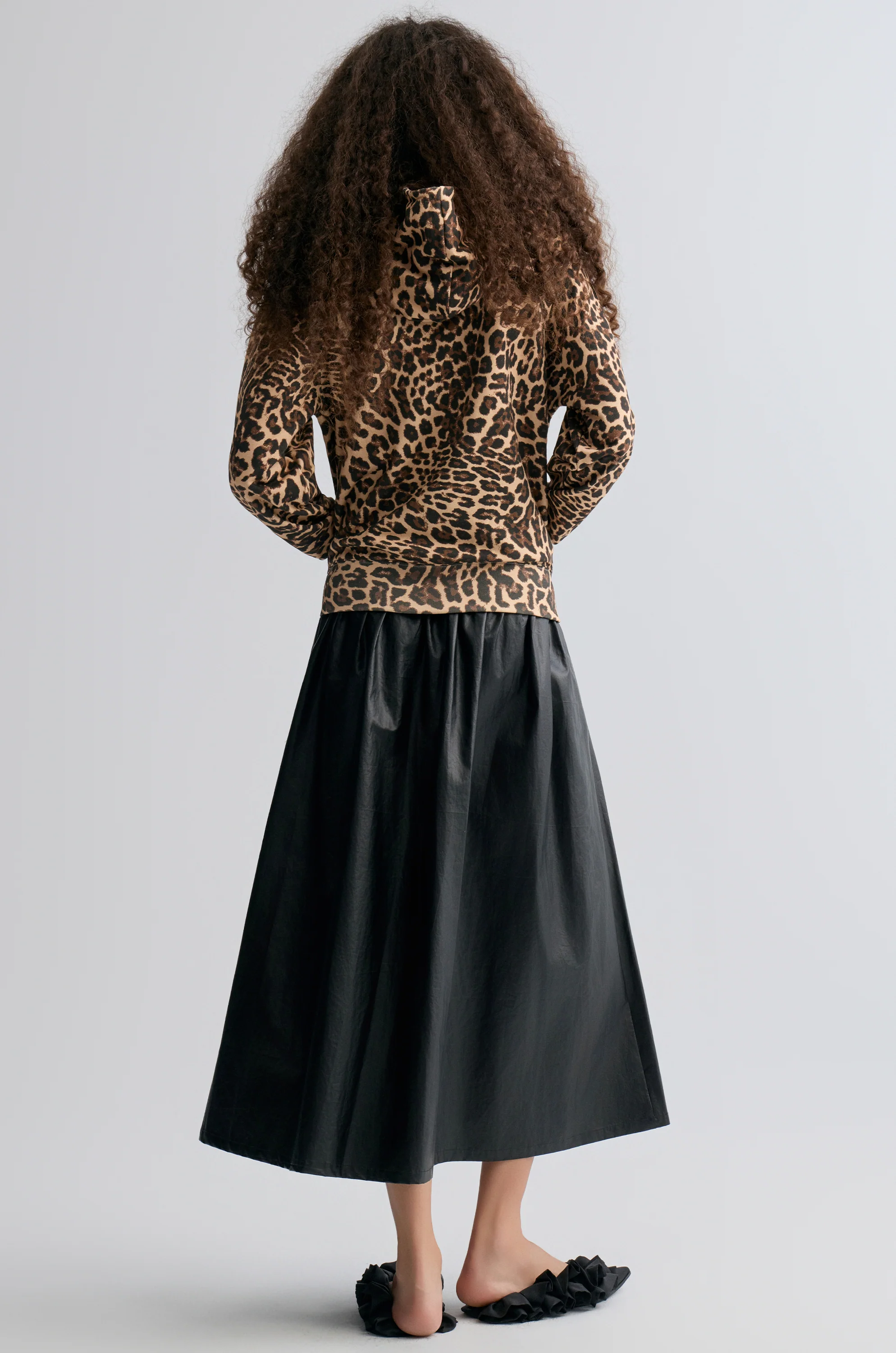 Leopard-print Zipper Hoodie - Image 5