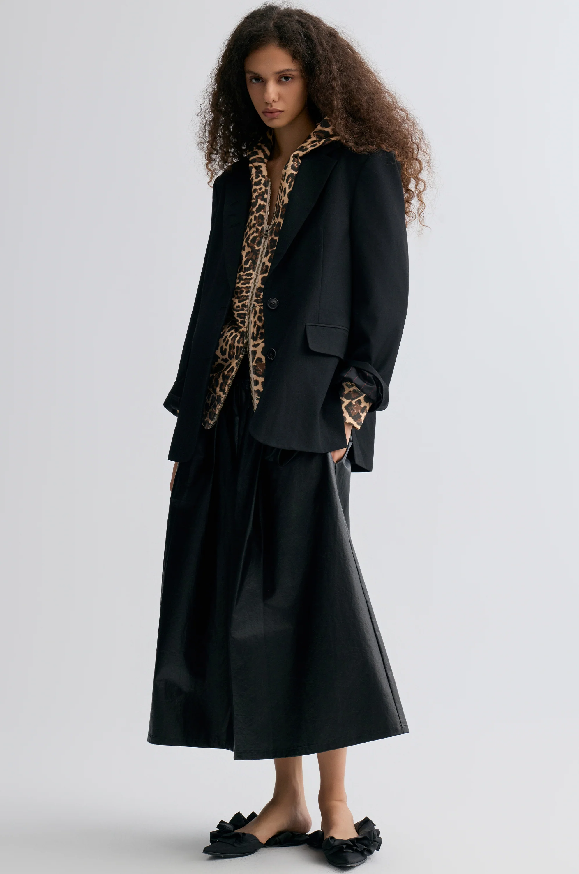 Leopard-print Zipper Hoodie - Image 8