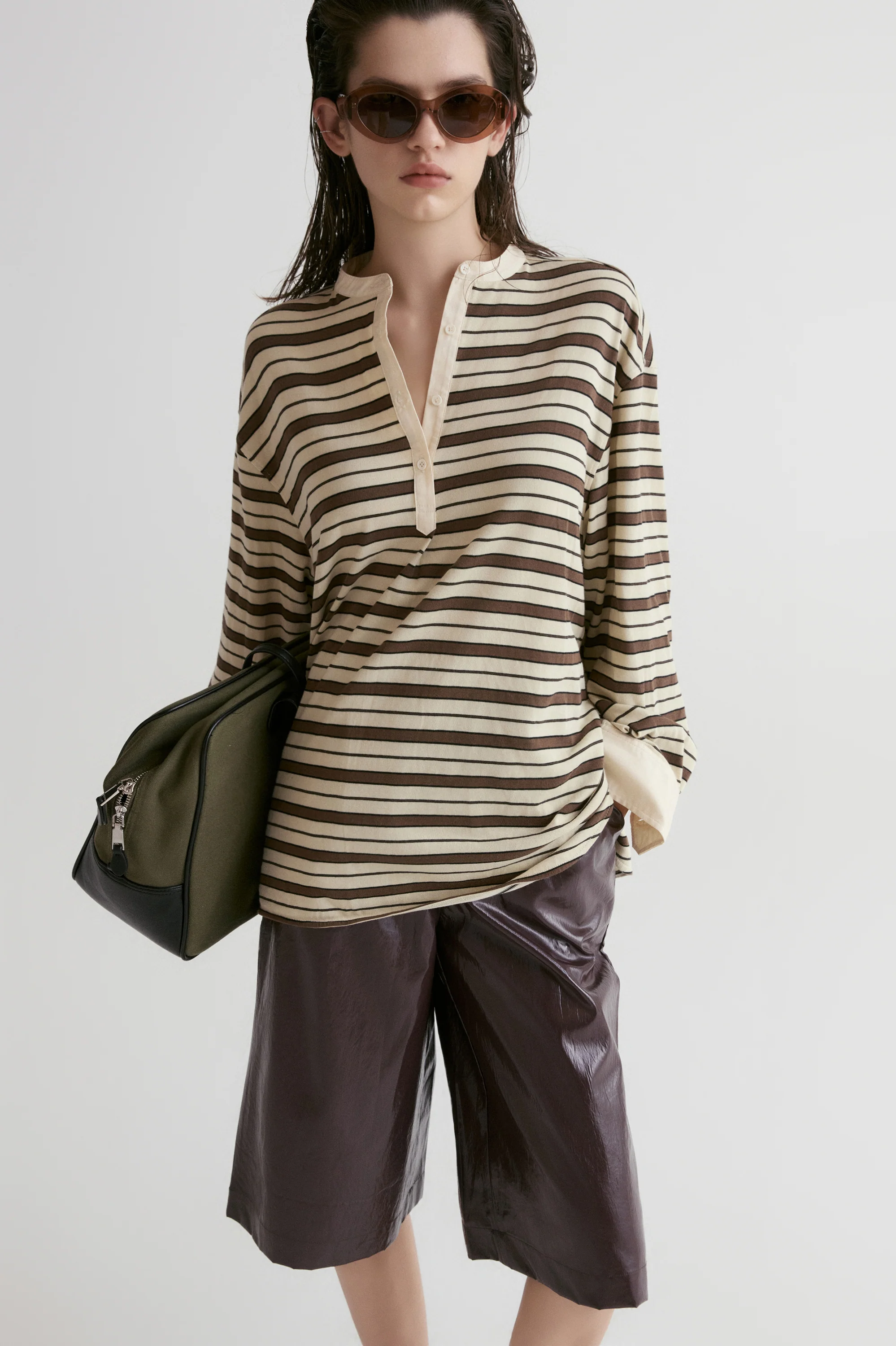 Long-Sleeve Striped T-shirt - Image 3