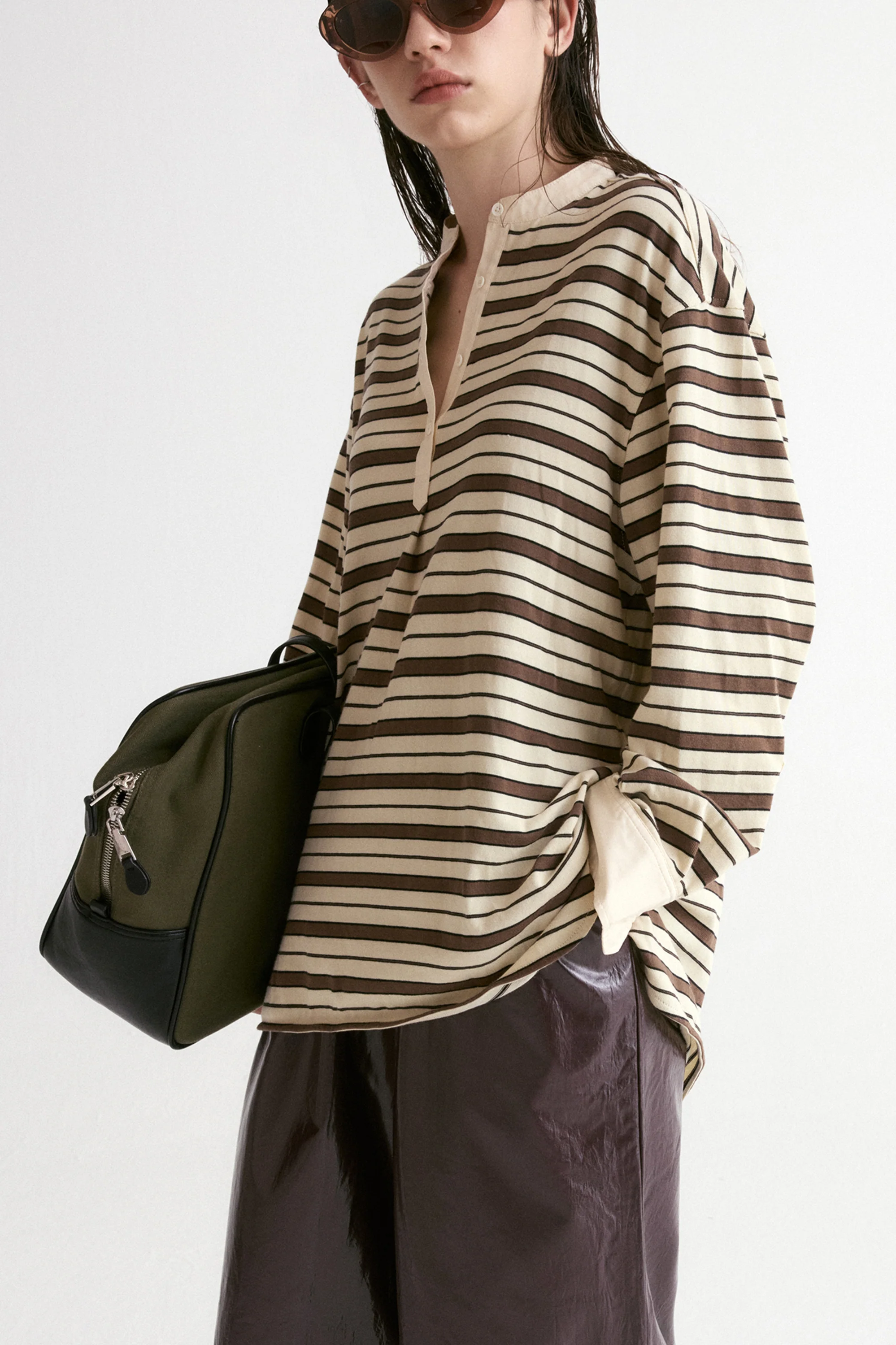 Long-Sleeve Striped T-shirt - Image 5