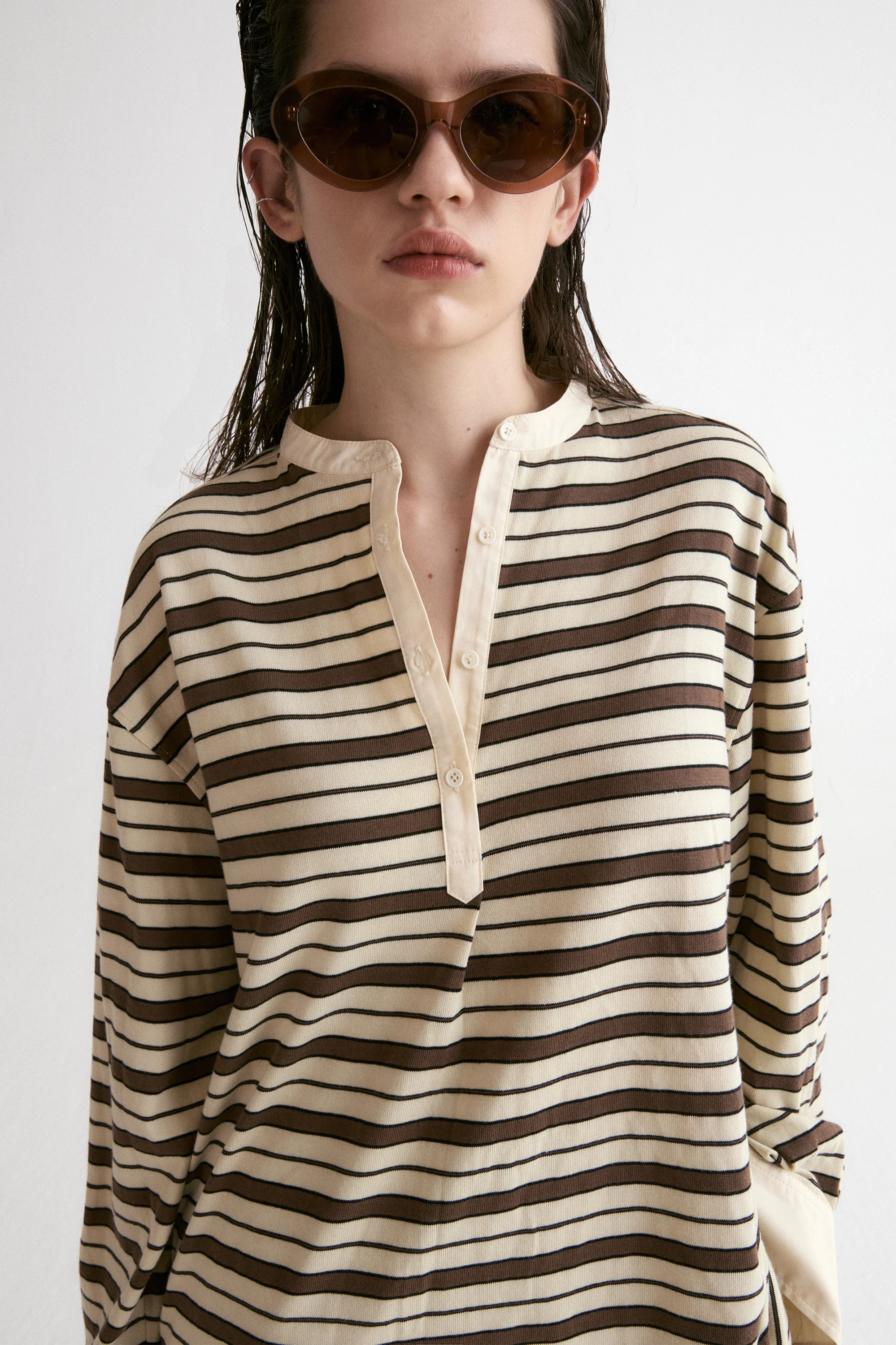 Long-Sleeve Striped T-shirt - Image 6