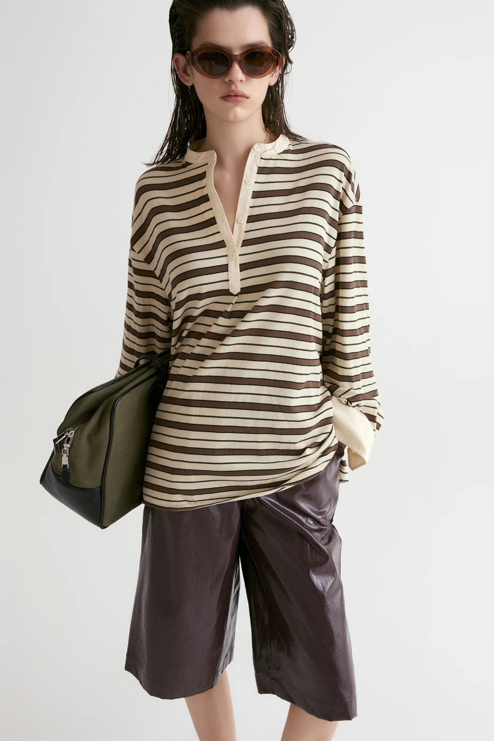 Long-Sleeve Striped T-shirt - Image 7