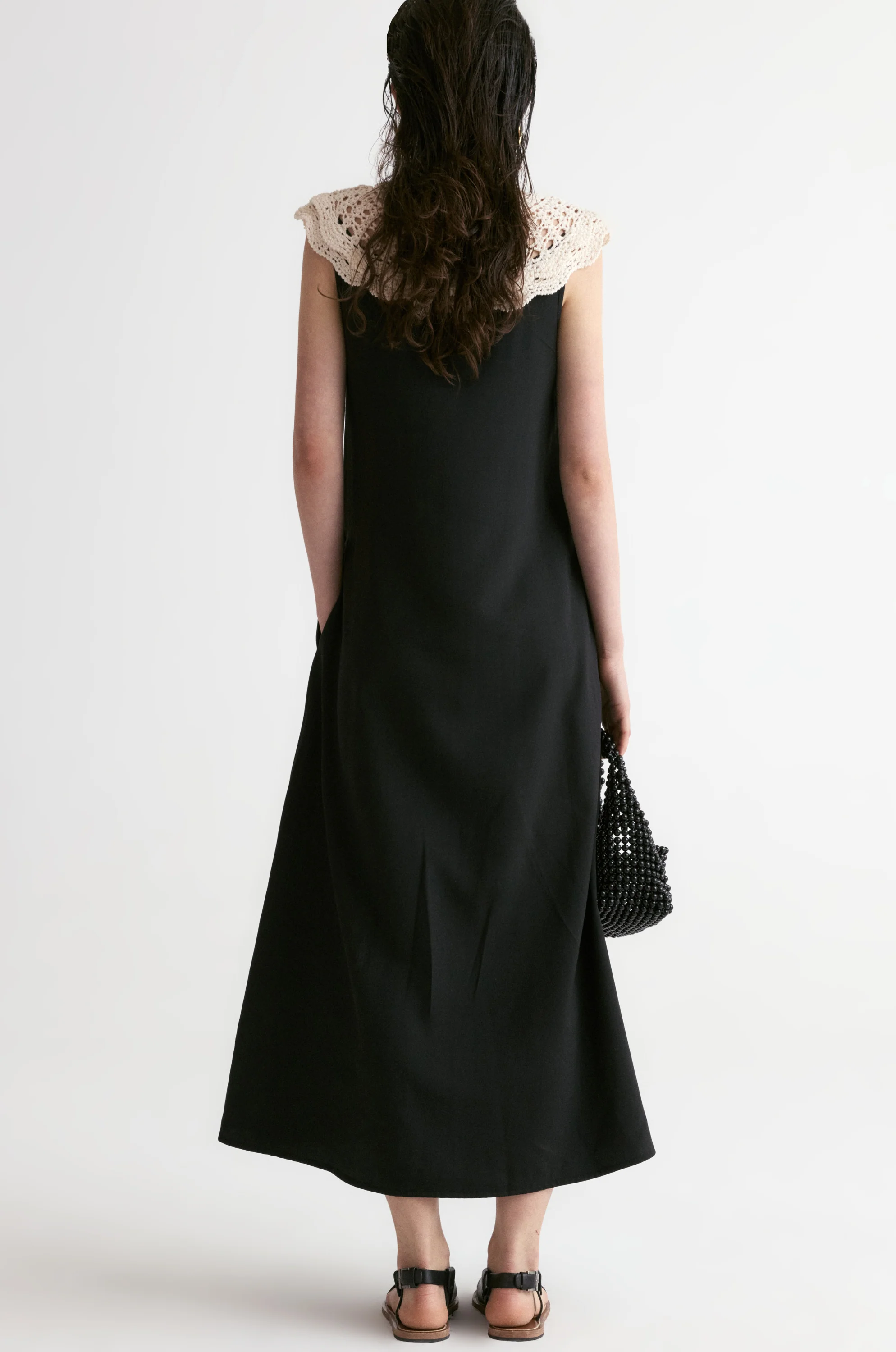 Majorelle Hand-Crochet Collar Dress - Image 6