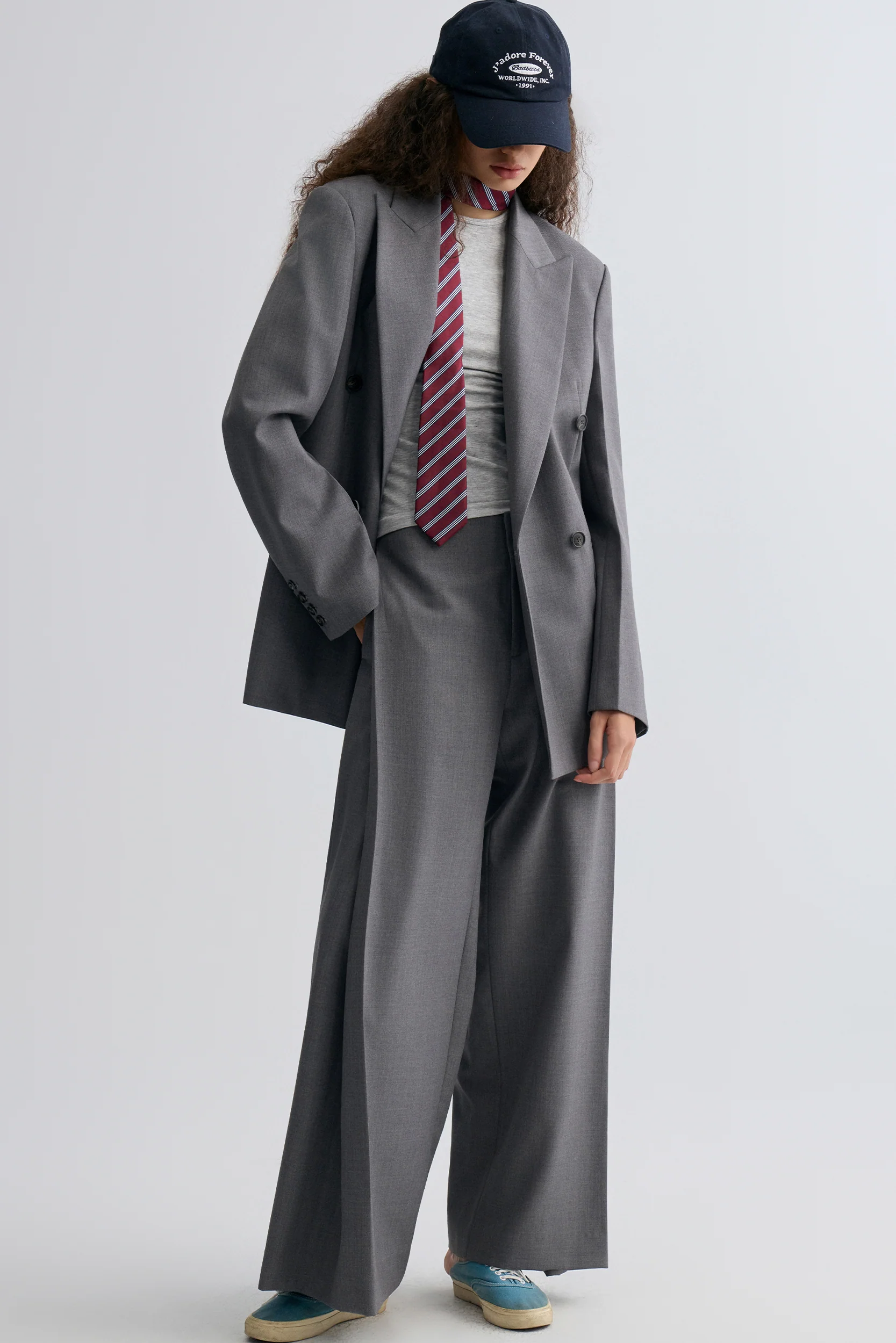 Marlene Pleat Tailored Trousers
