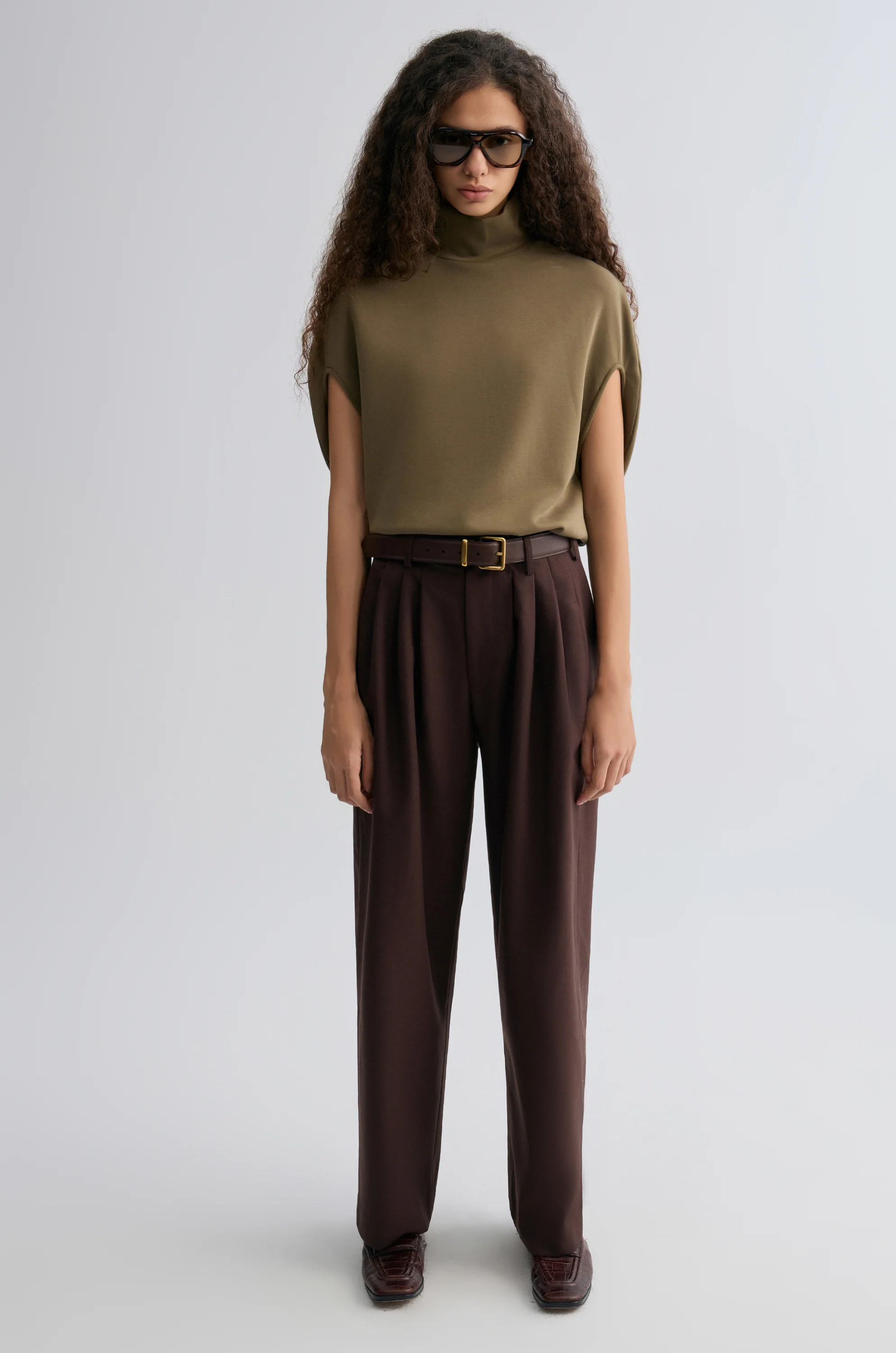 Mousse Circular Tee Khaki - Image 3