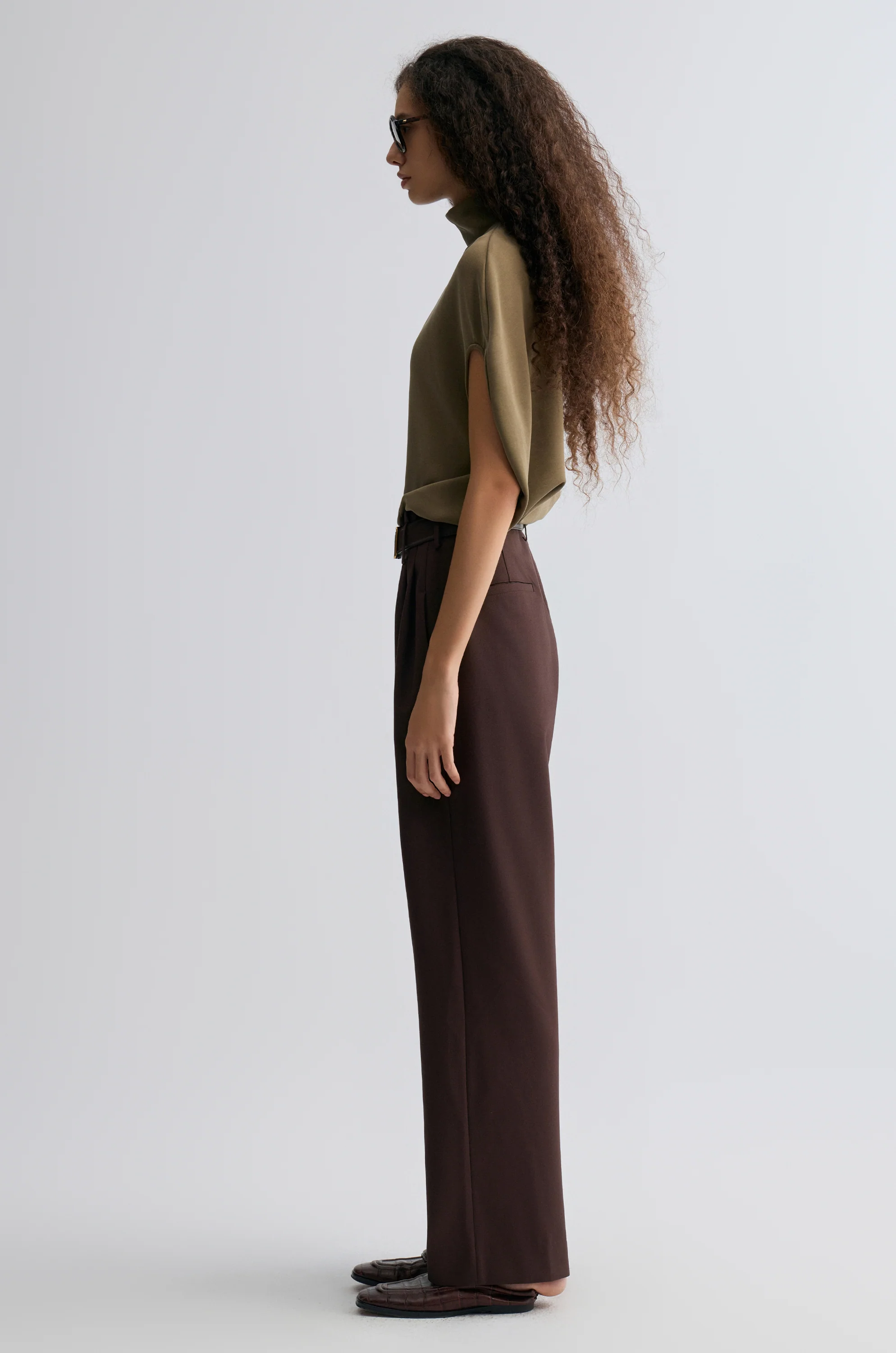 Mousse Circular Tee Khaki - Image 4