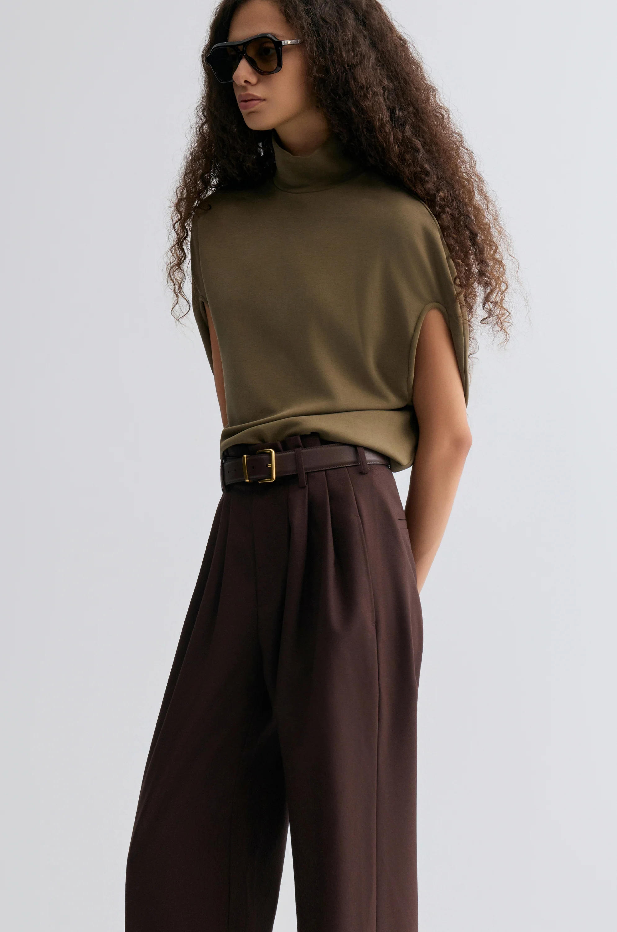 Mousse Circular Tee Khaki - Image 6