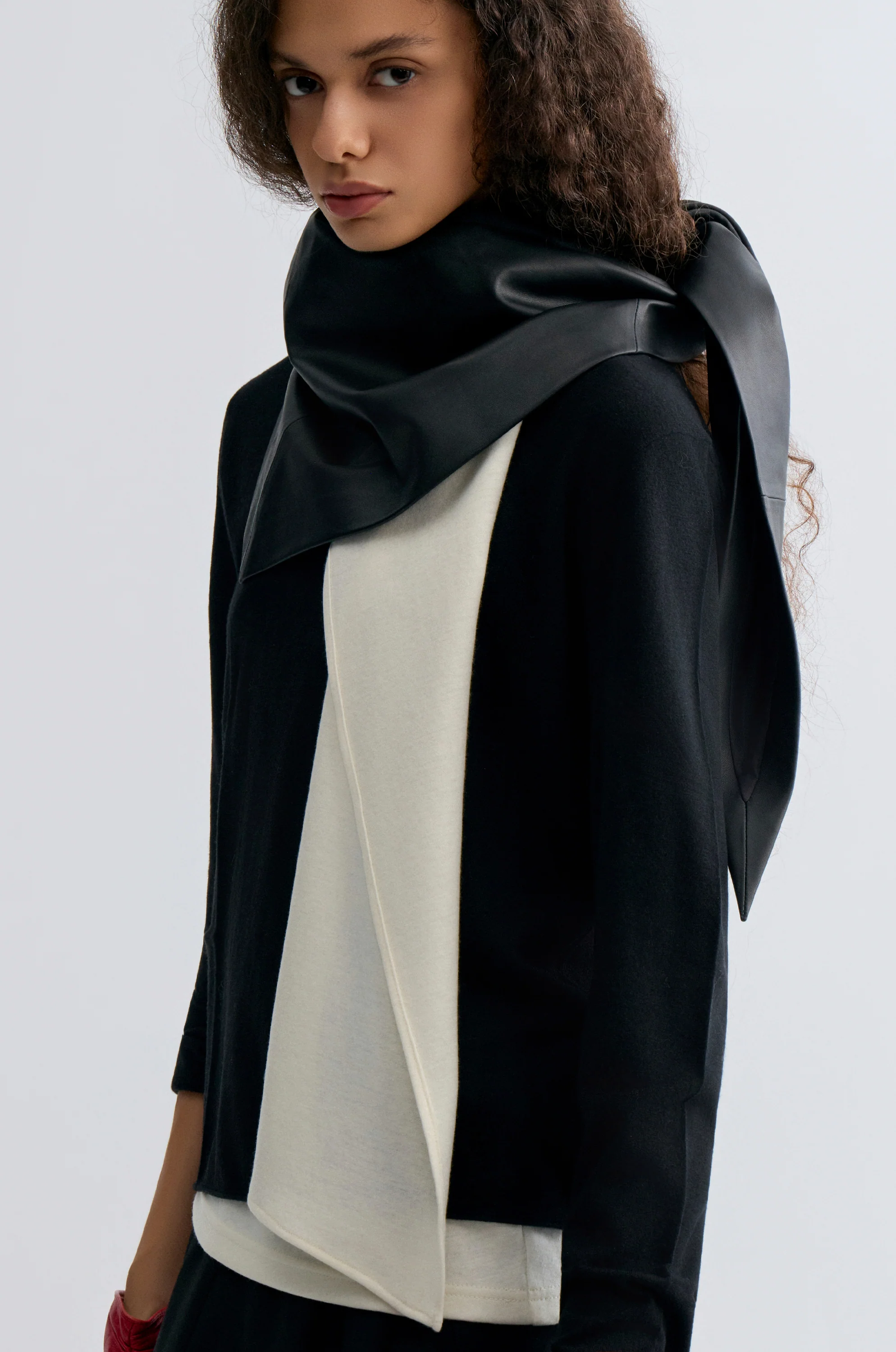 Nappa Leather Scarf - Image 5