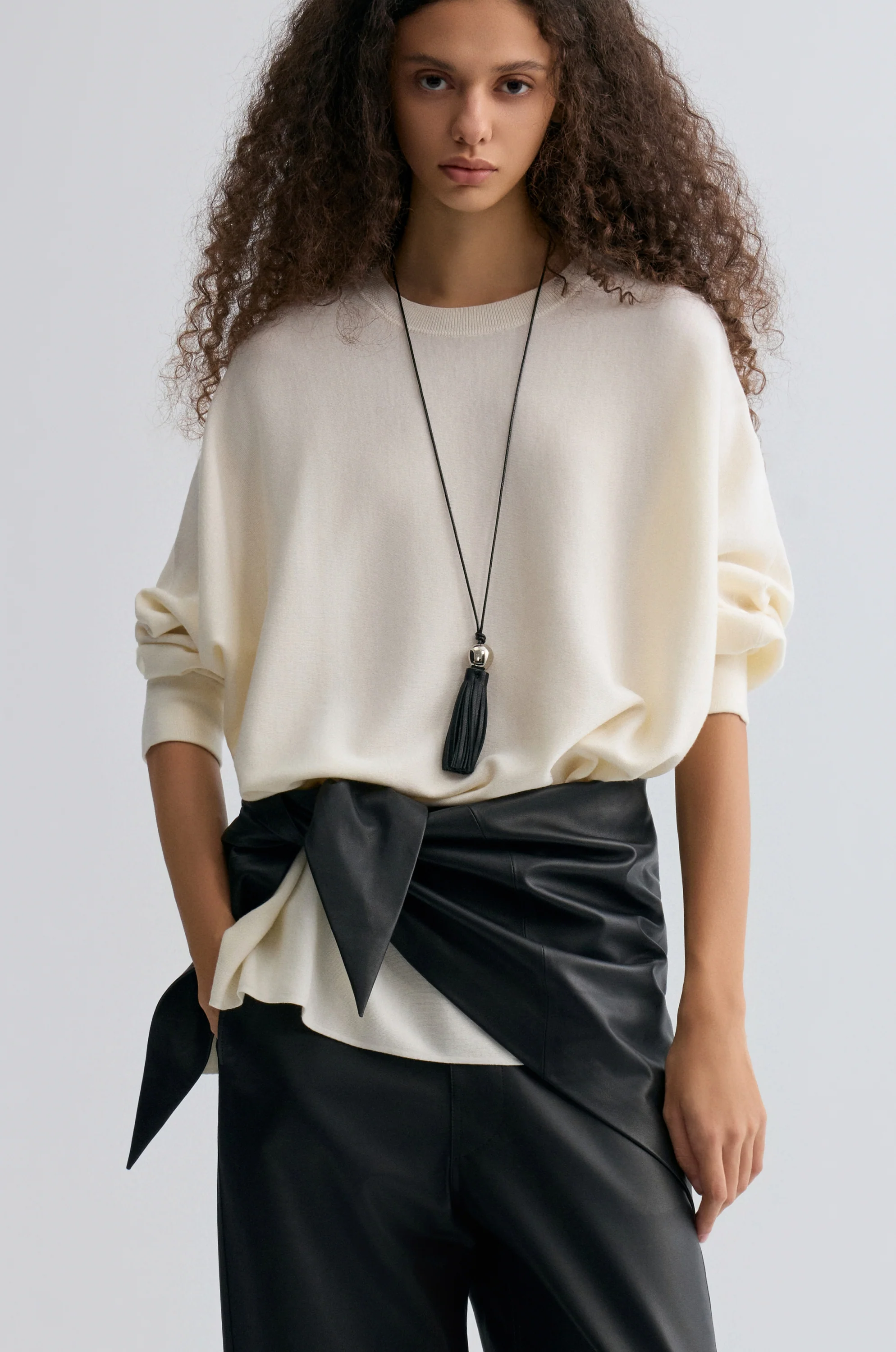 Nappa Leather Scarf - Image 6