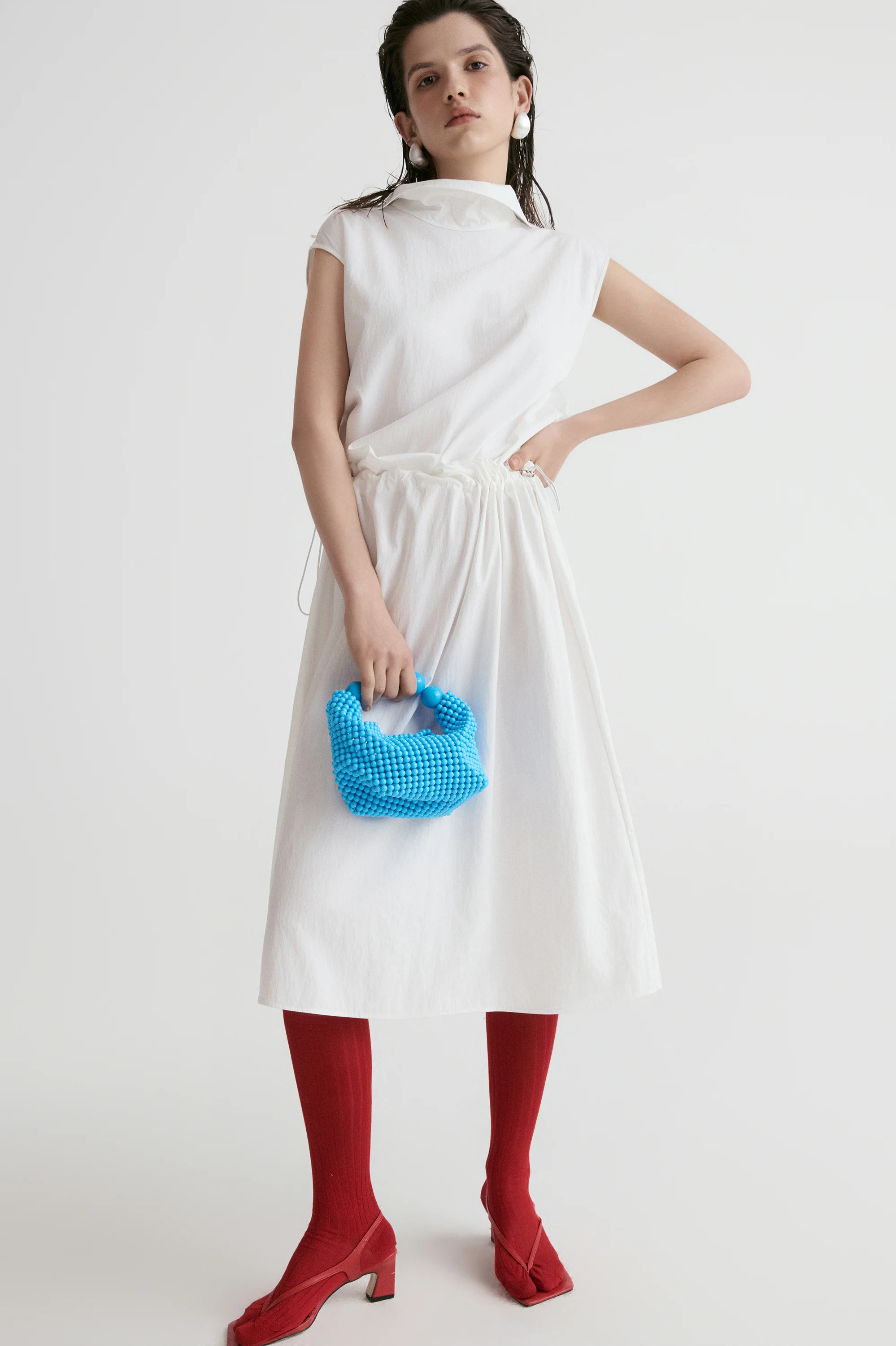 Nolita Handle Bag-Neon Blue - Image 4