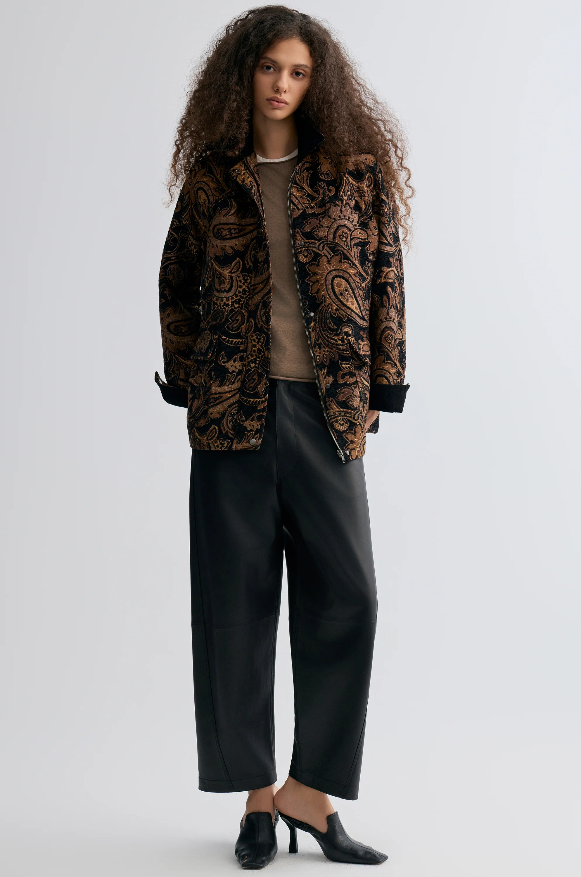 Paisley-print Jacquard Jacket - Image 4