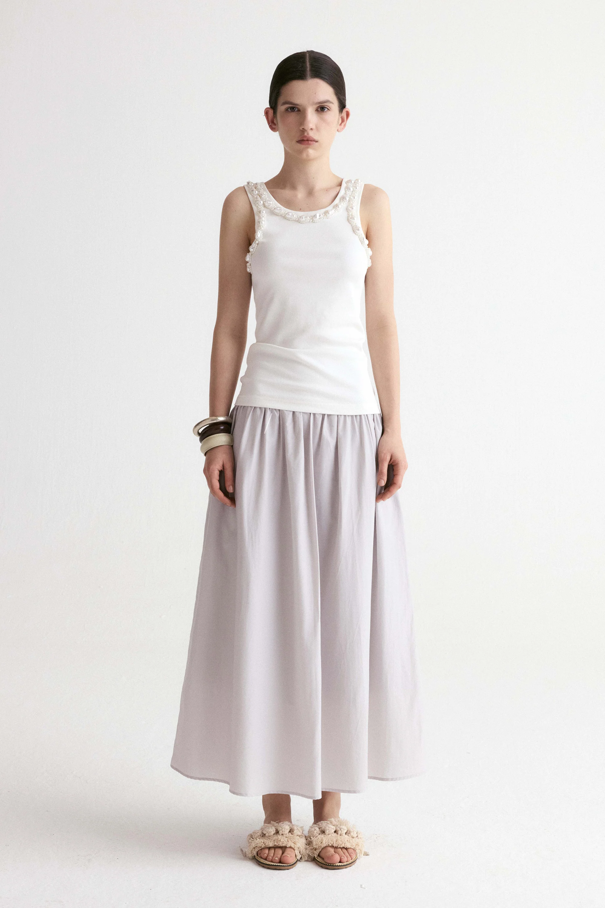 Pearl Embellished Tank - Image 3