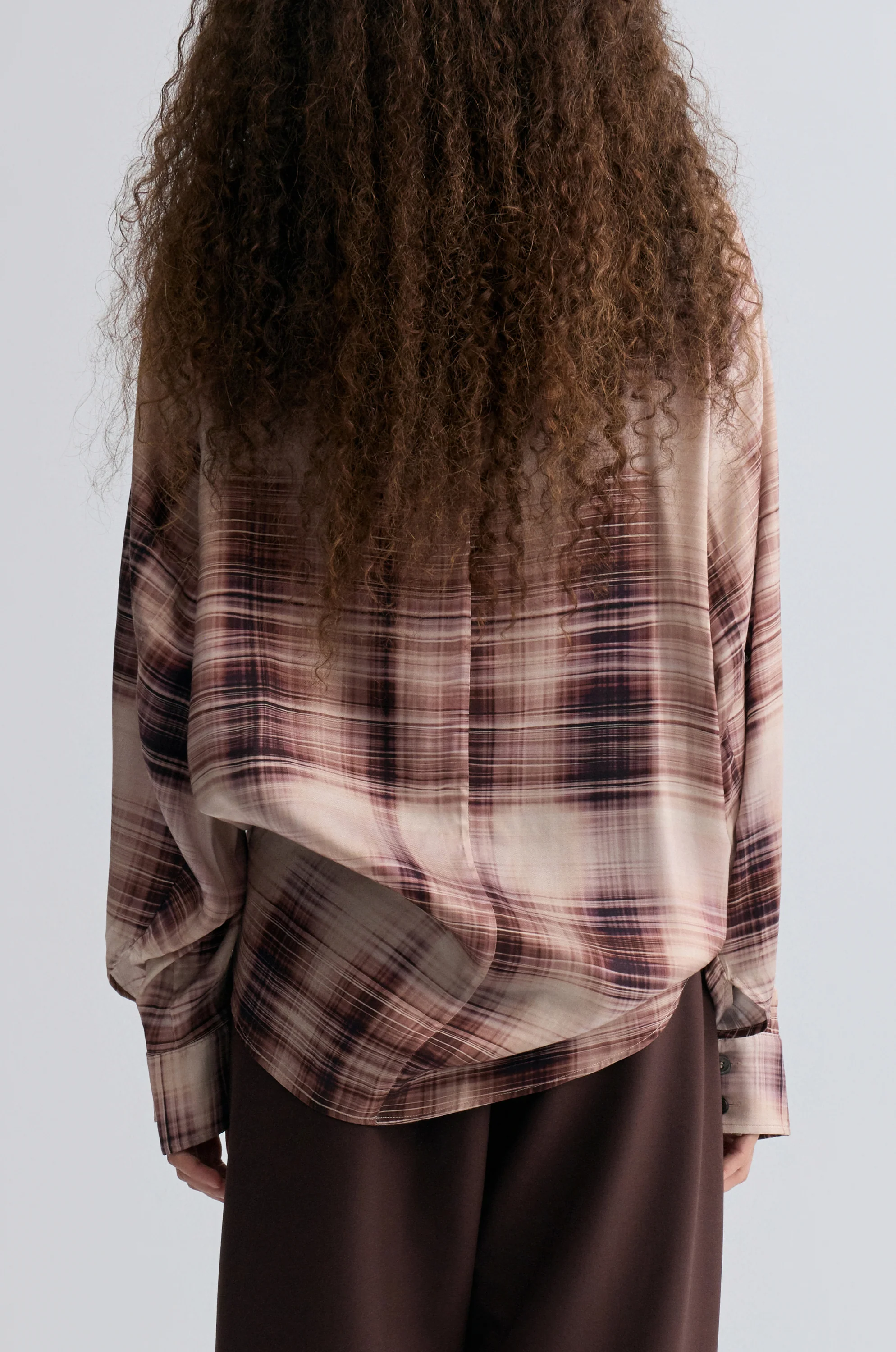 Plaid Printed Blouse - Image 5