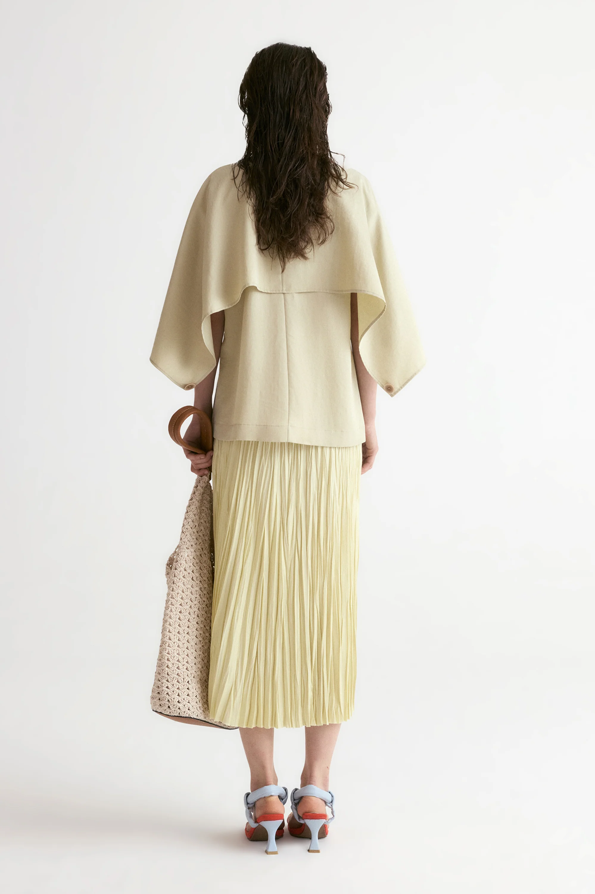 Pleated Midi Skirt - Image 4