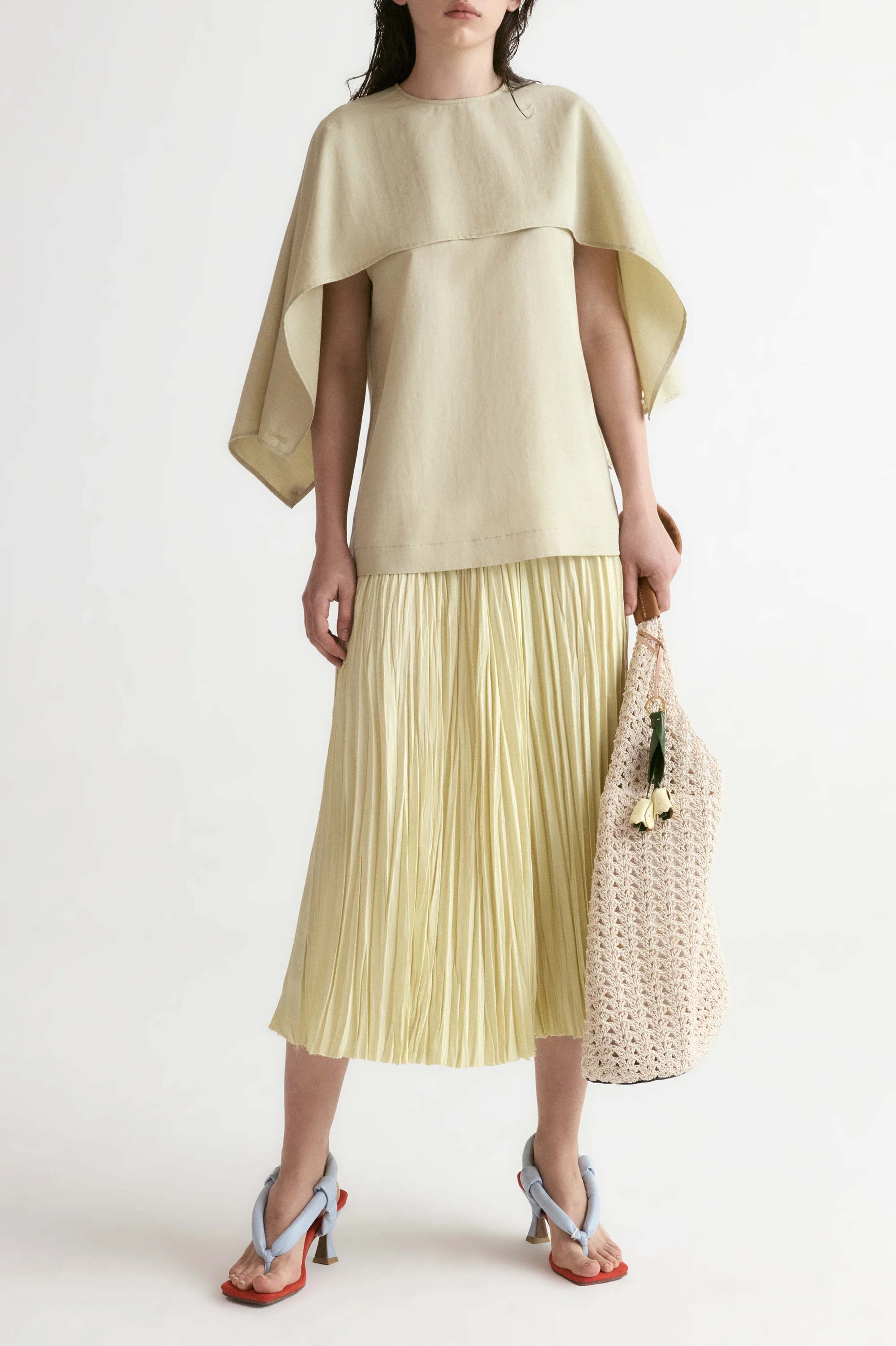 Pleated Midi Skirt - Image 6
