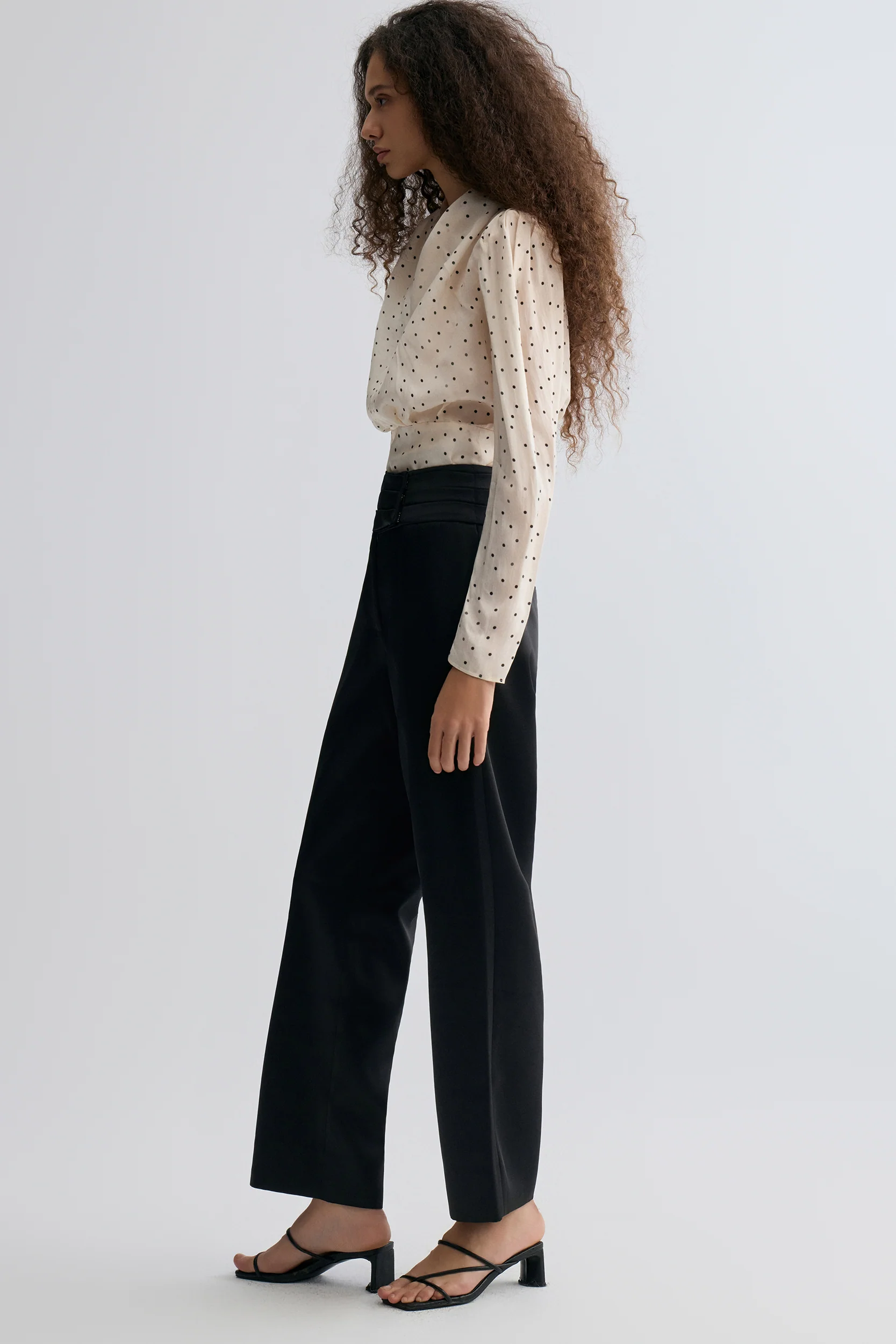 Polka Viscose Blouse - Image 2