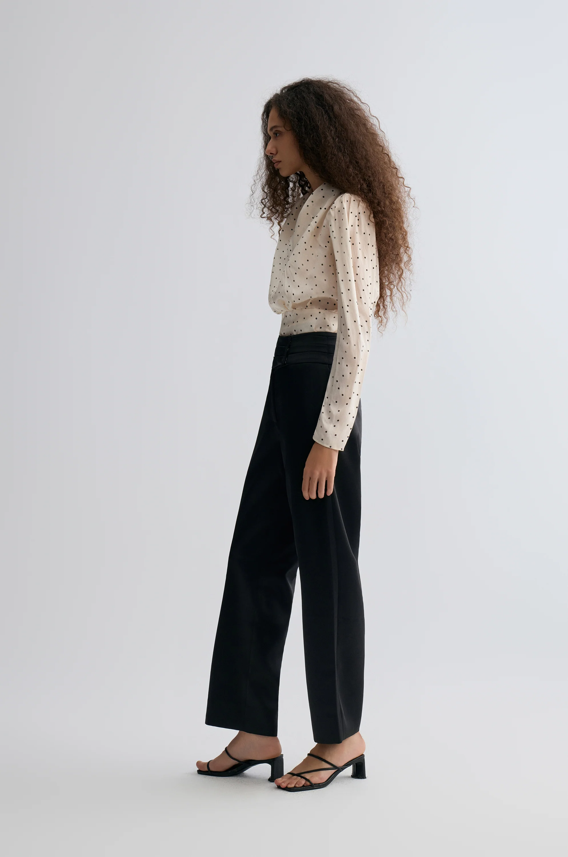 Polka Viscose Blouse - Image 4