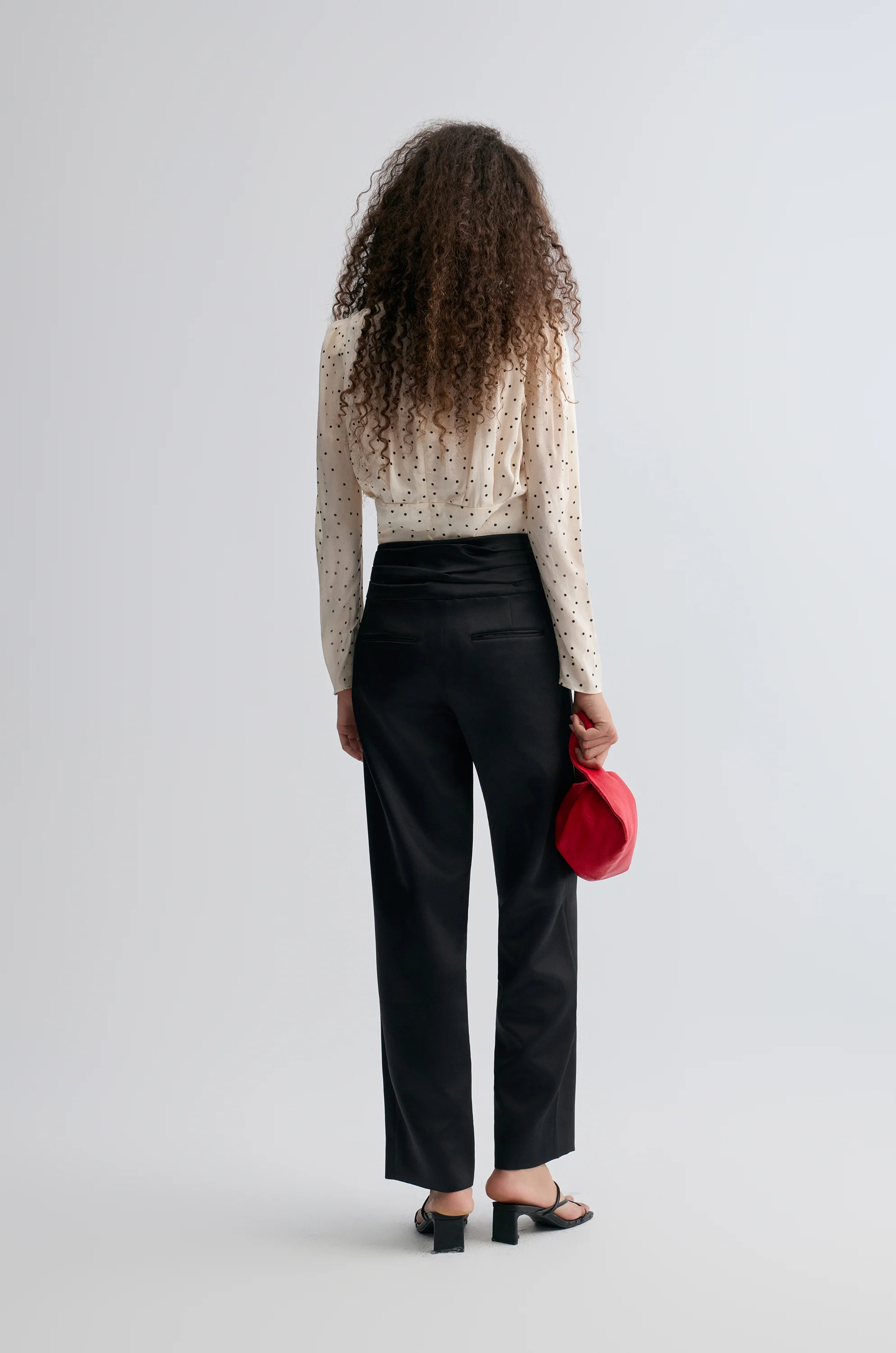 Polka Viscose Blouse - Image 5