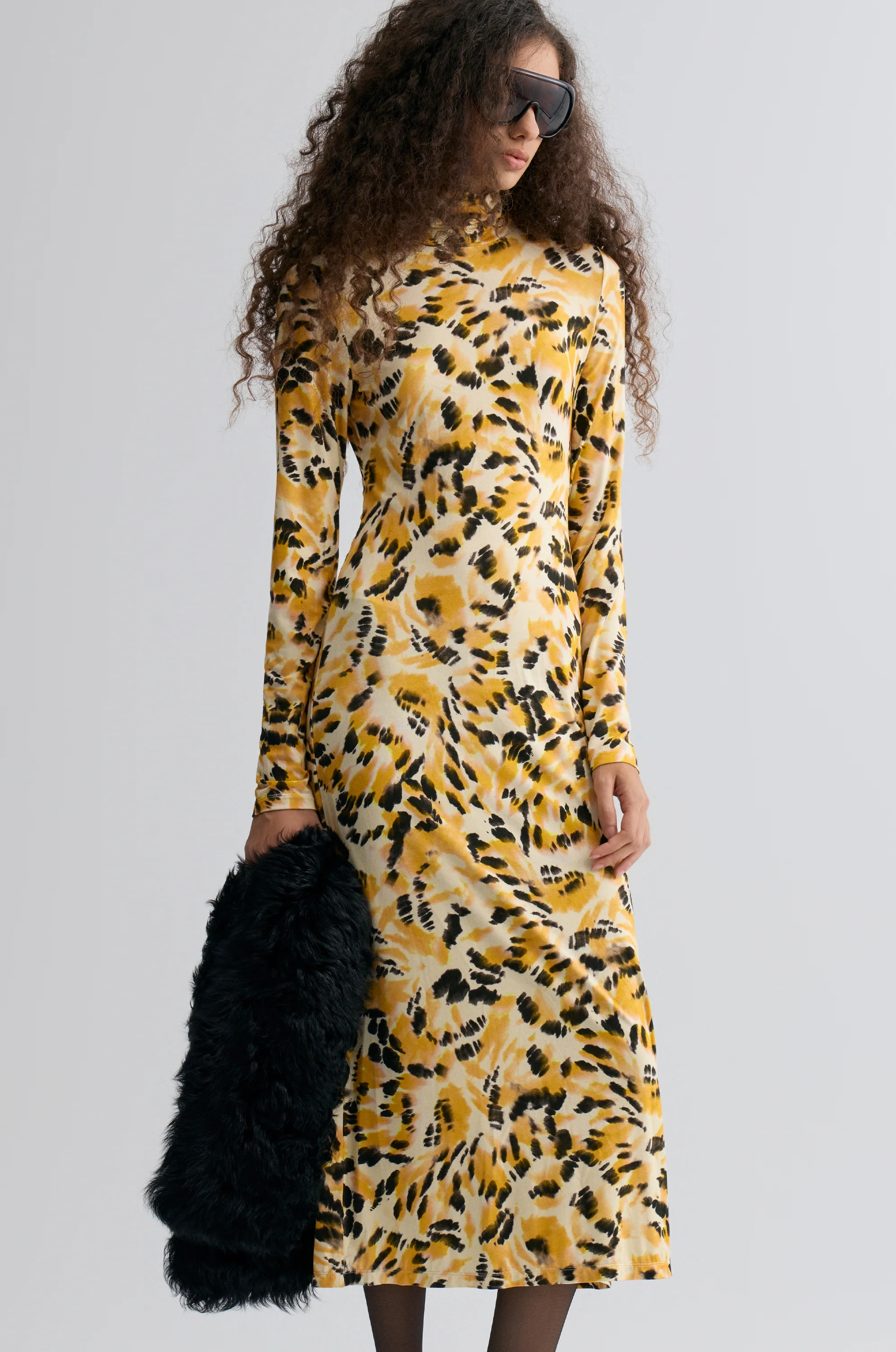 Savanna Turtleneck jersey maxi dress - Image 6