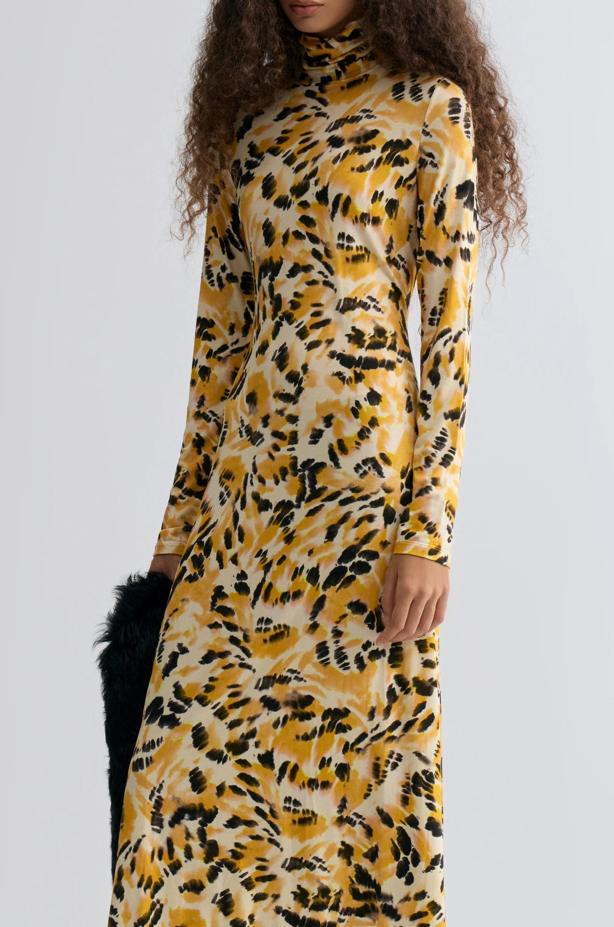 Savanna Turtleneck jersey maxi dress - Image 7