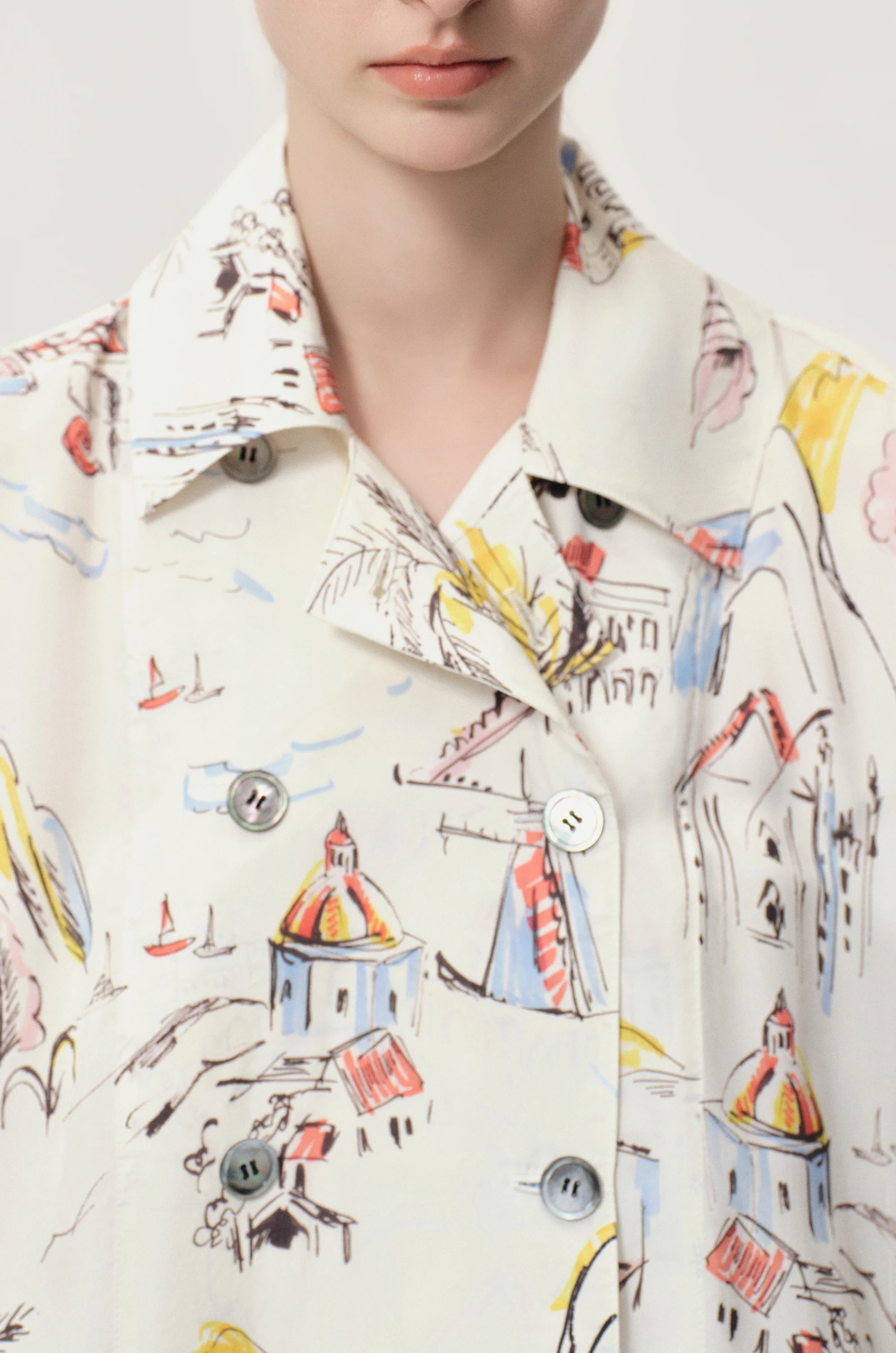 Sieste Printed Silk-blend Trench - Image 8