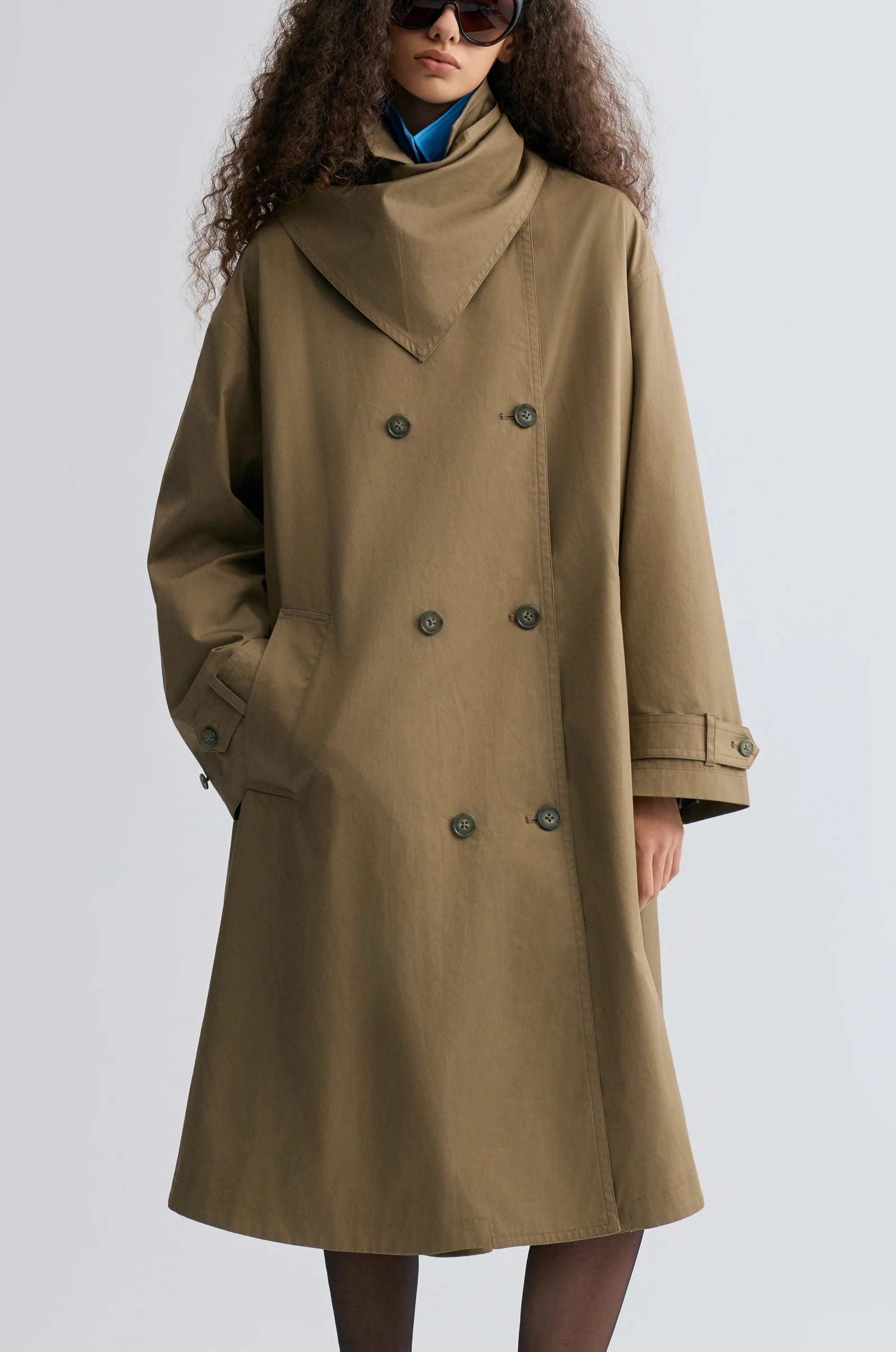 Signature Scarf Trench Coat - Image 10