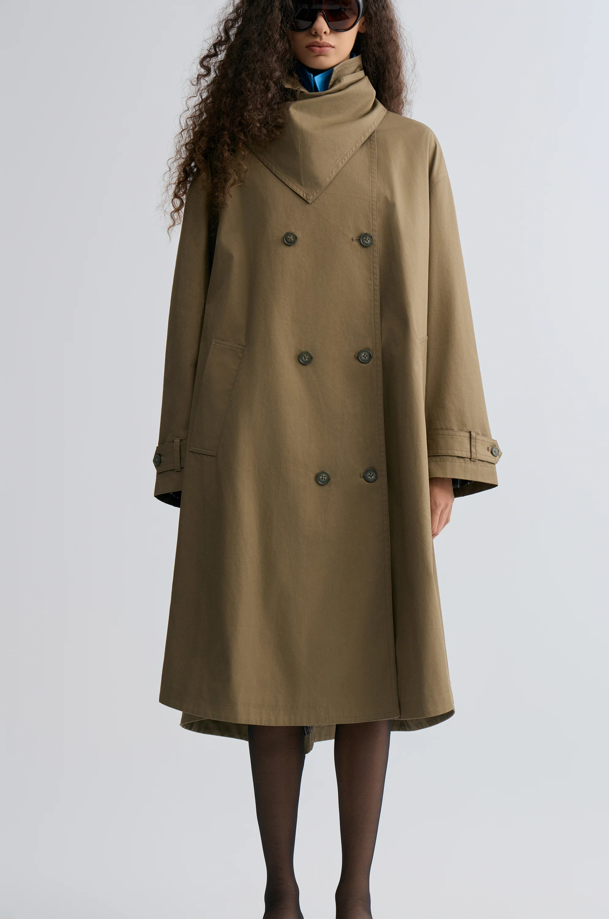 Signature Scarf Trench Coat - Image 3
