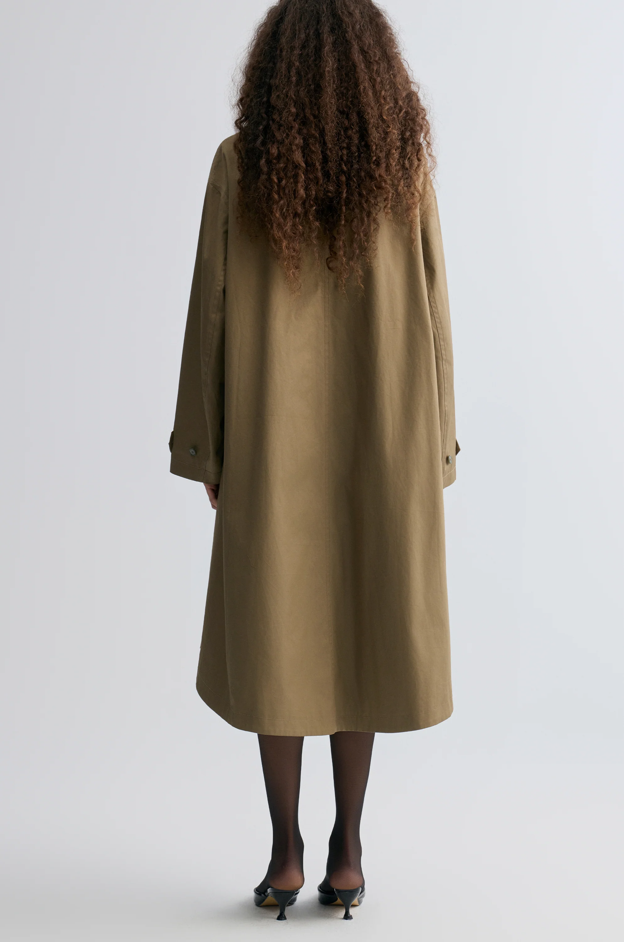 Signature Scarf Trench Coat - Image 5