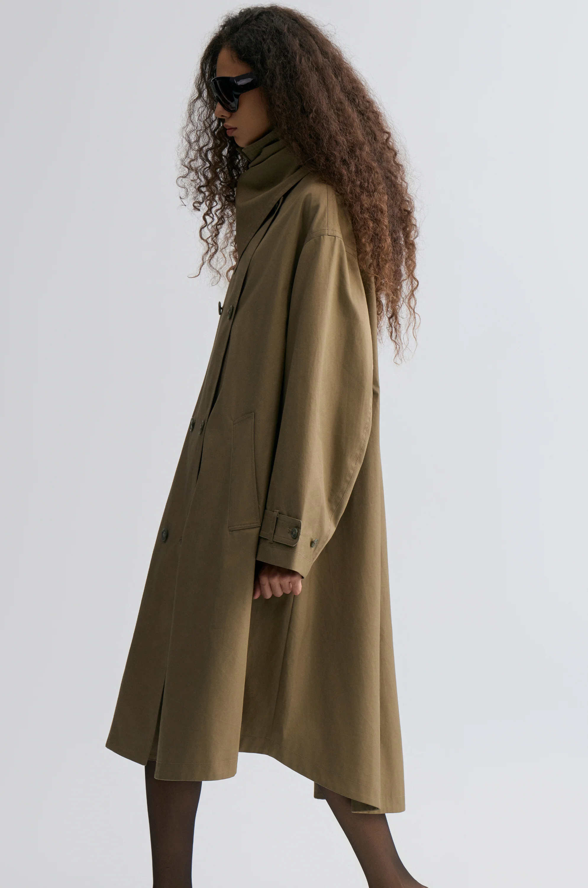 Signature Scarf Trench Coat - Image 8