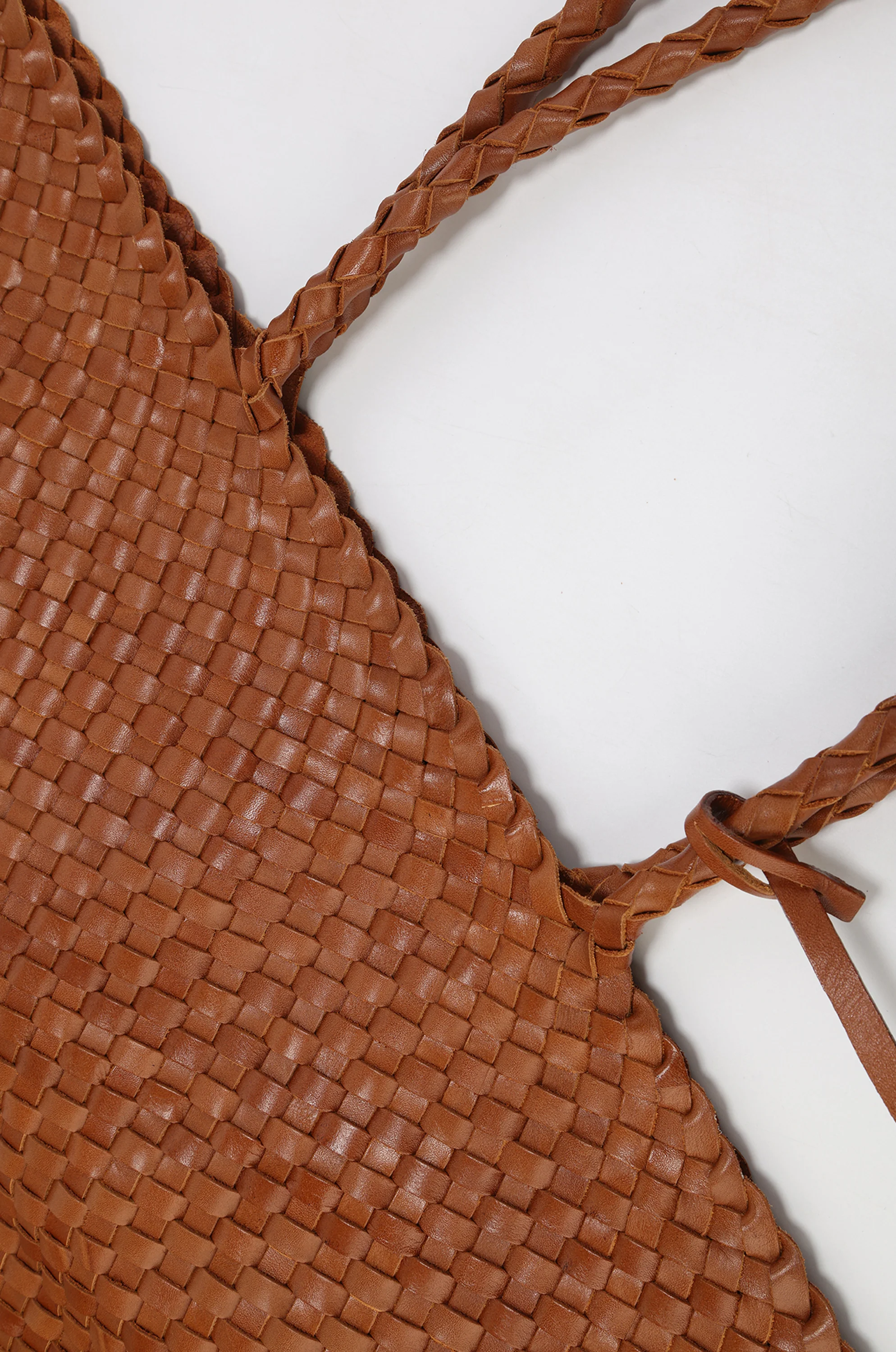 Soleil Woven Large Tote Camel - Image 4