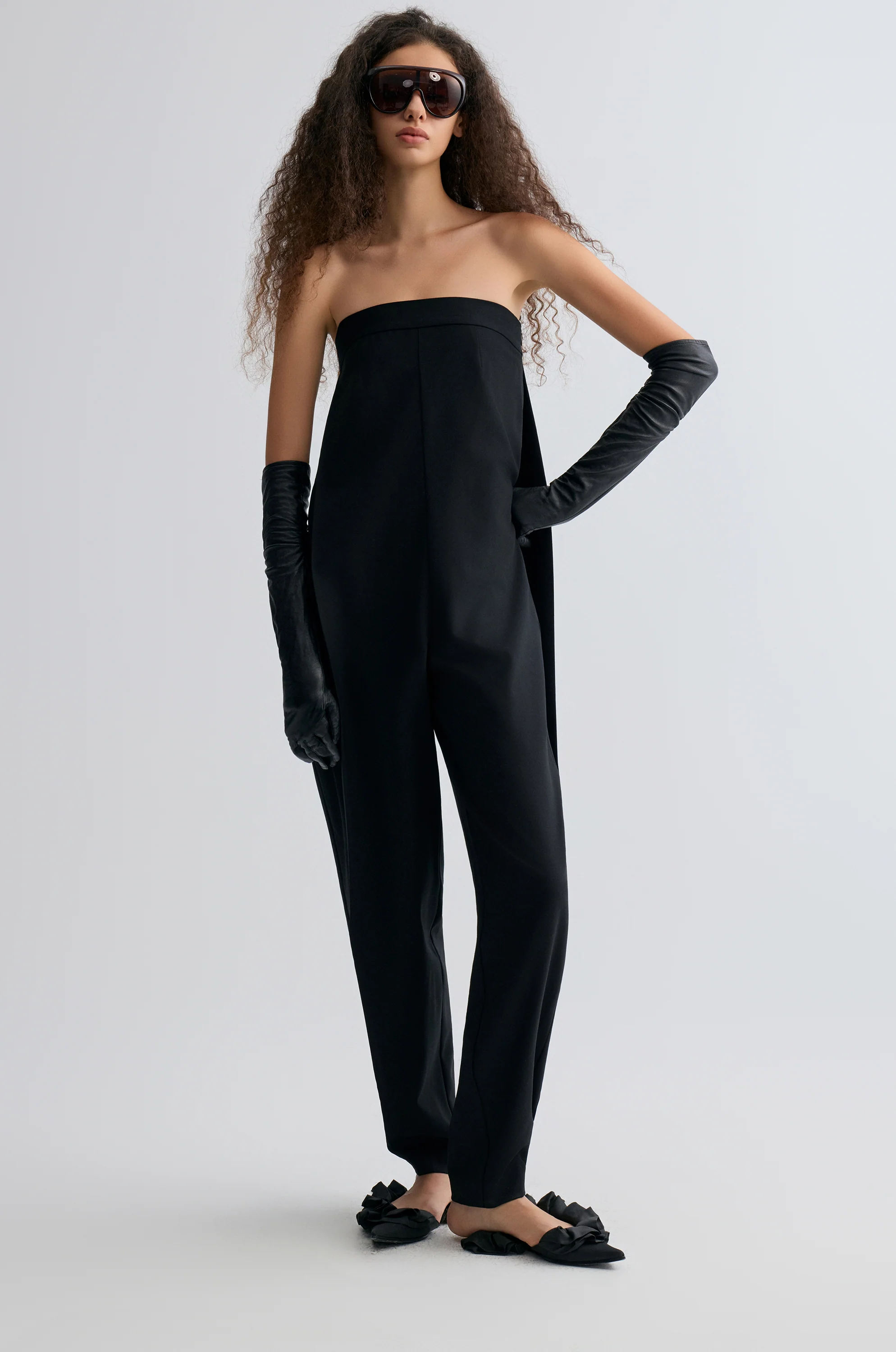 Strapless Tailored Jumpsuit - Image 3
