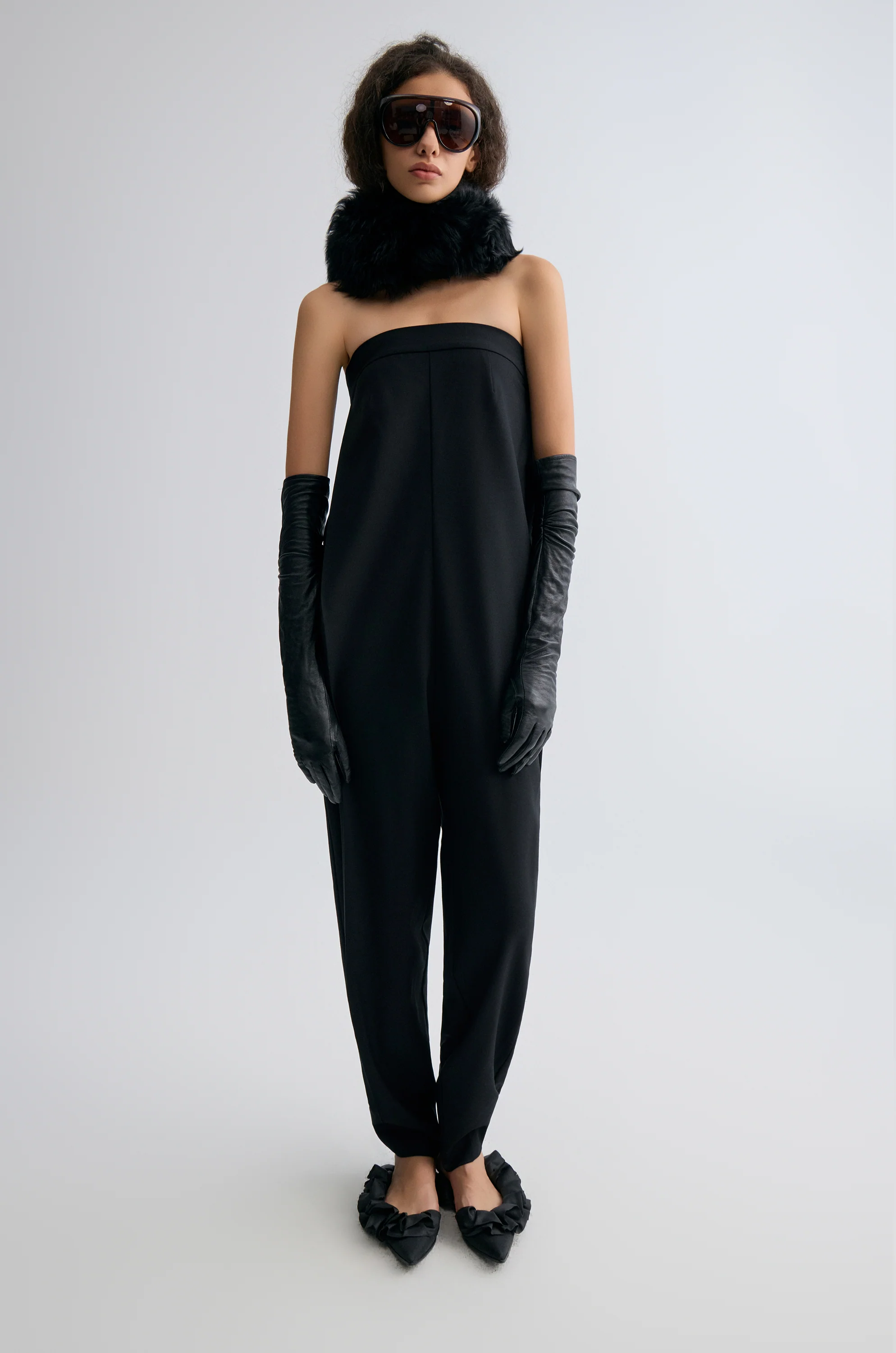 Strapless Tailored Jumpsuit - Image 4