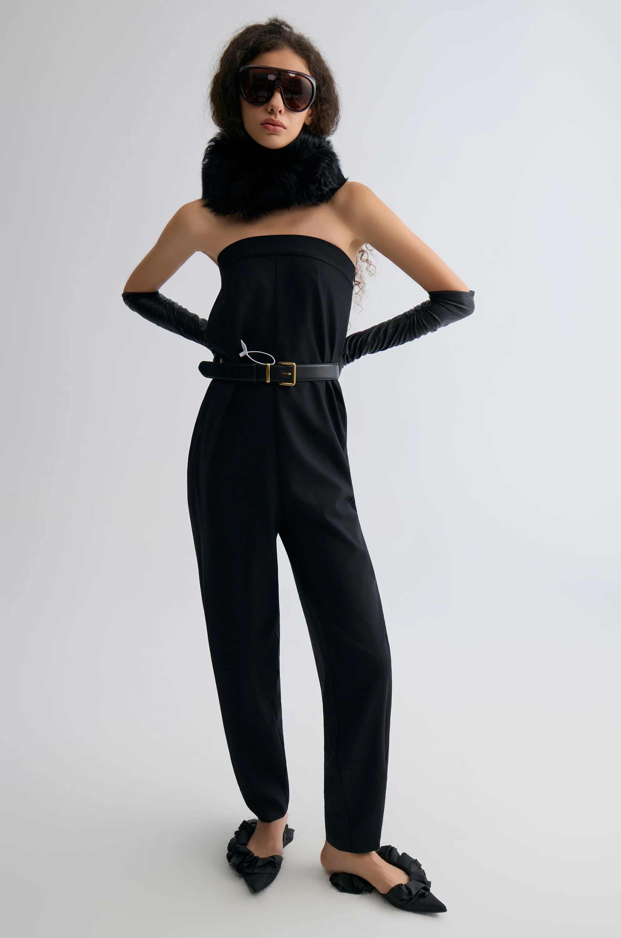 Strapless Tailored Jumpsuit - Image 7