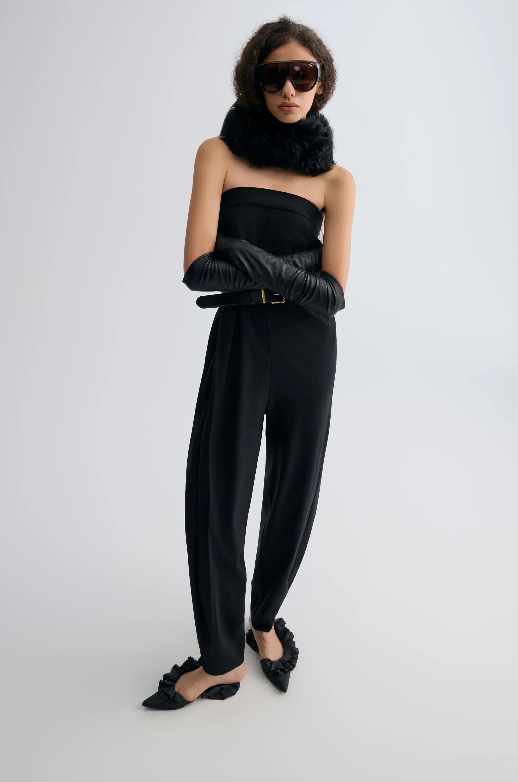 Strapless Tailored Jumpsuit - Image 8