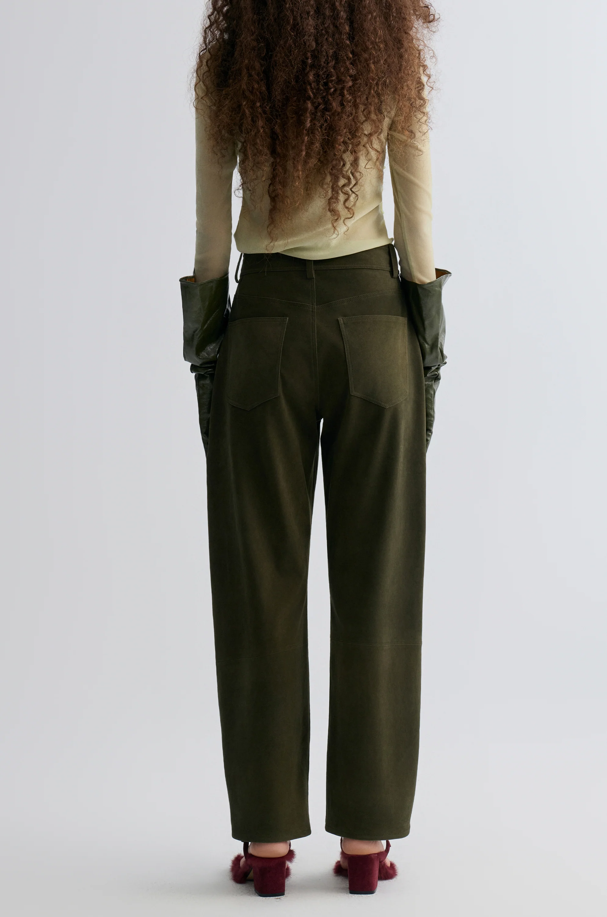 Suede Balloon Pants - Image 5