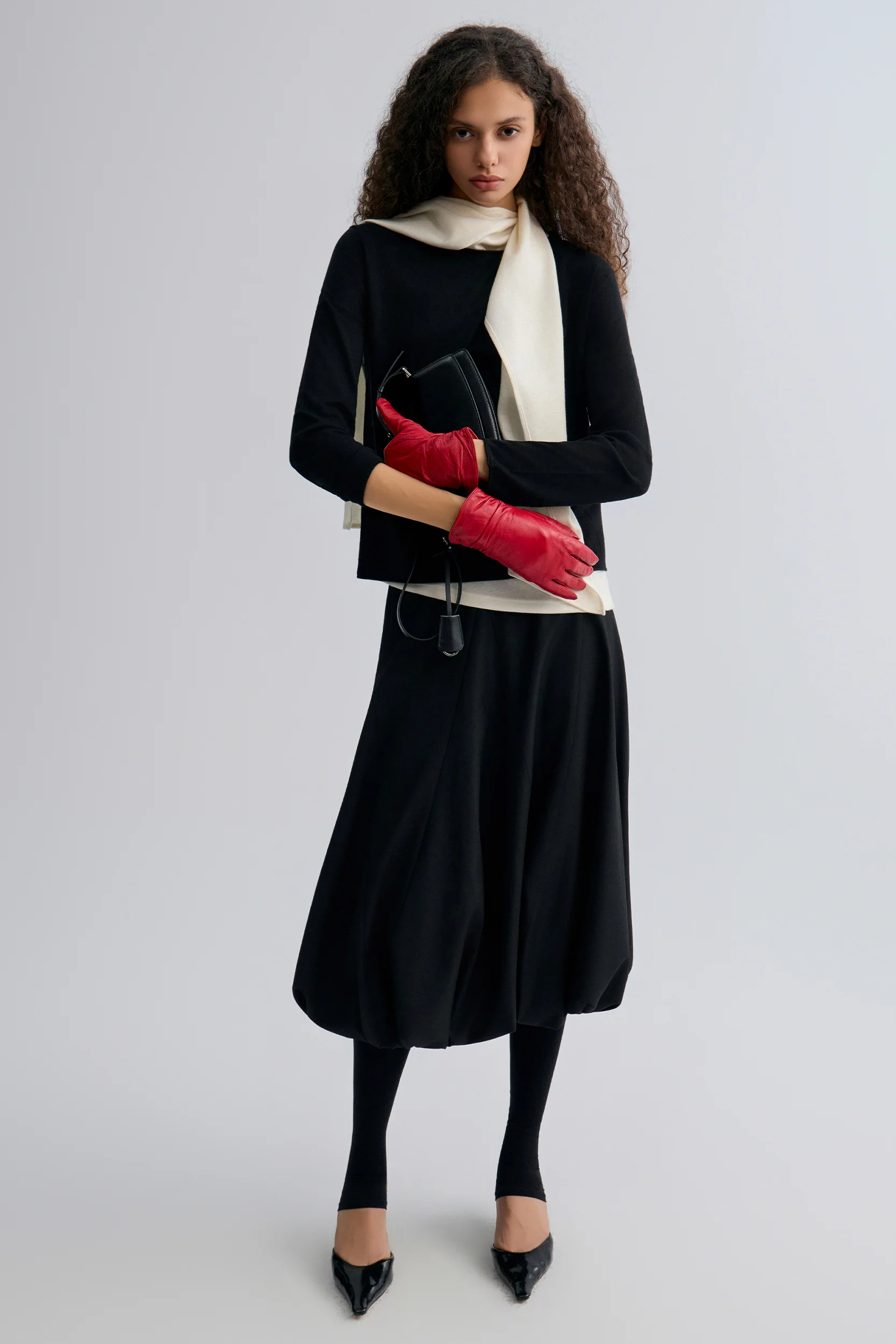 Tulip Ballon-hem Skirt