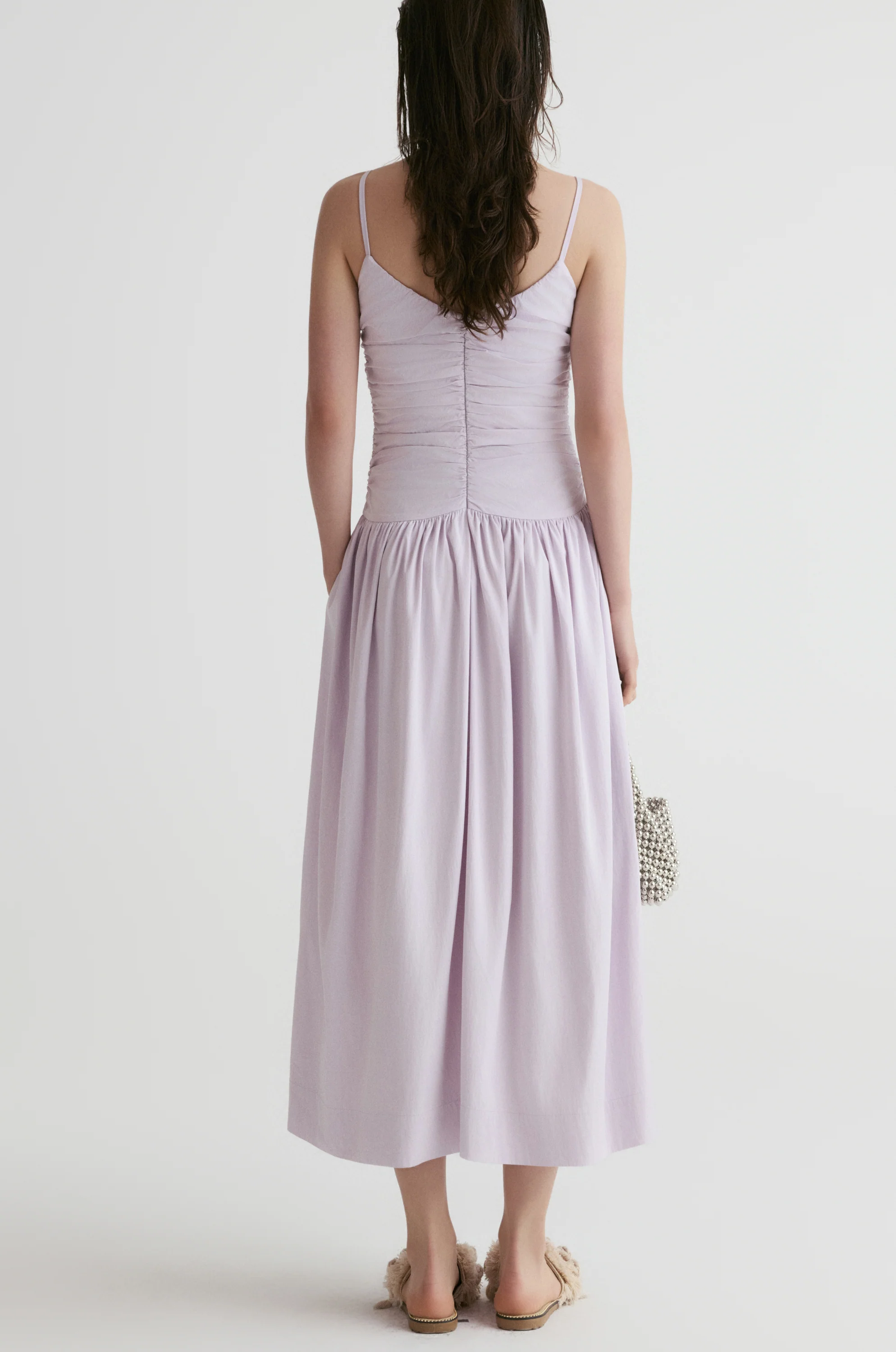 Tuscany Drape Cami Dress-Lillac - Image 5