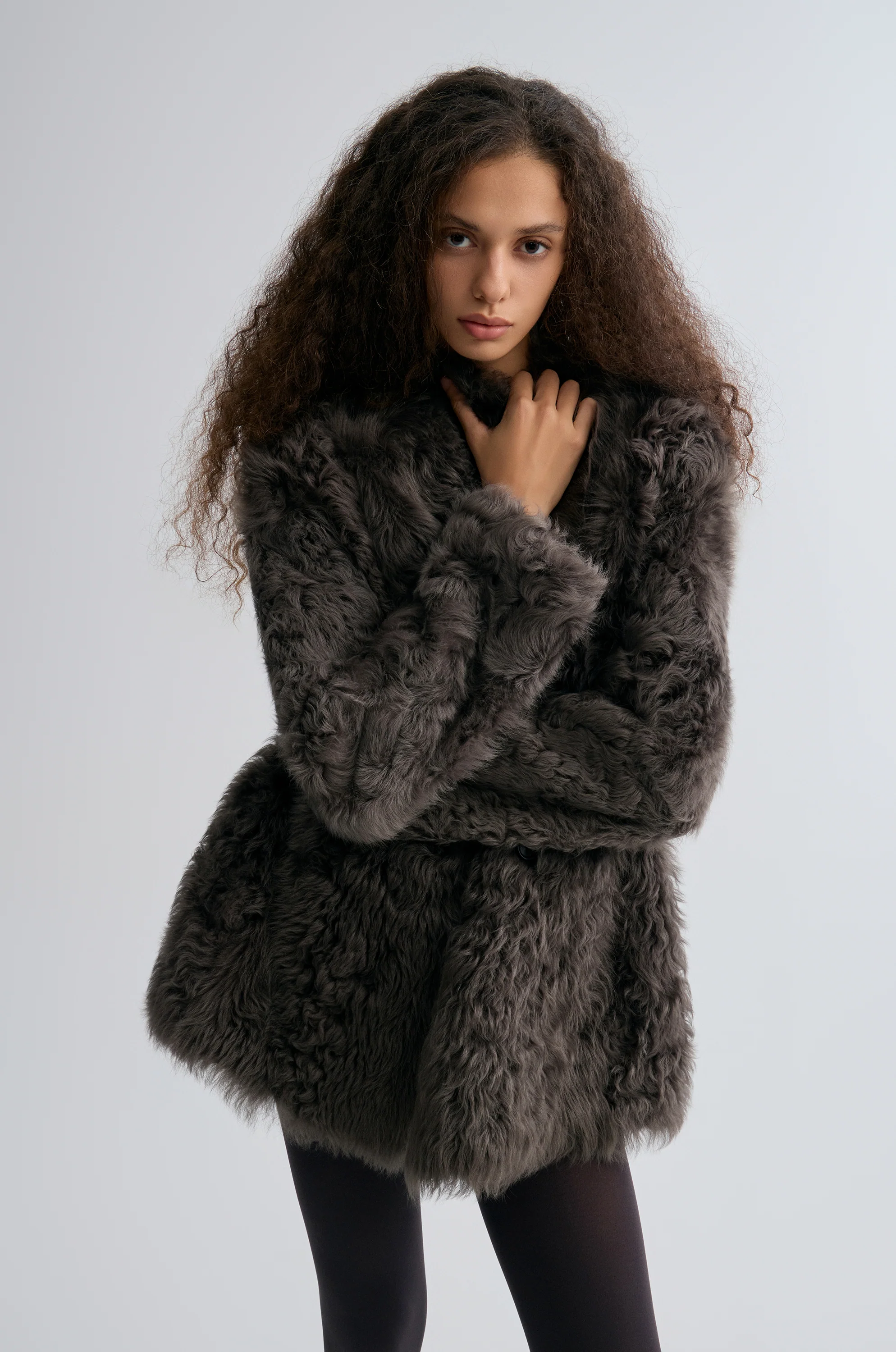 Verve Jacket in Toscana lambskin - Image 8