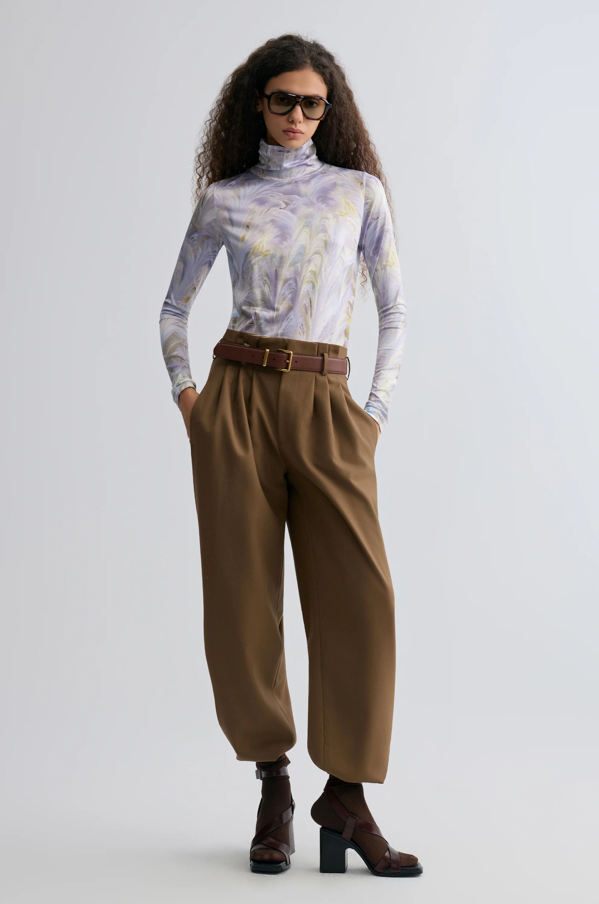 Whisper Long Sleeve Turtleneck Top - Image 5