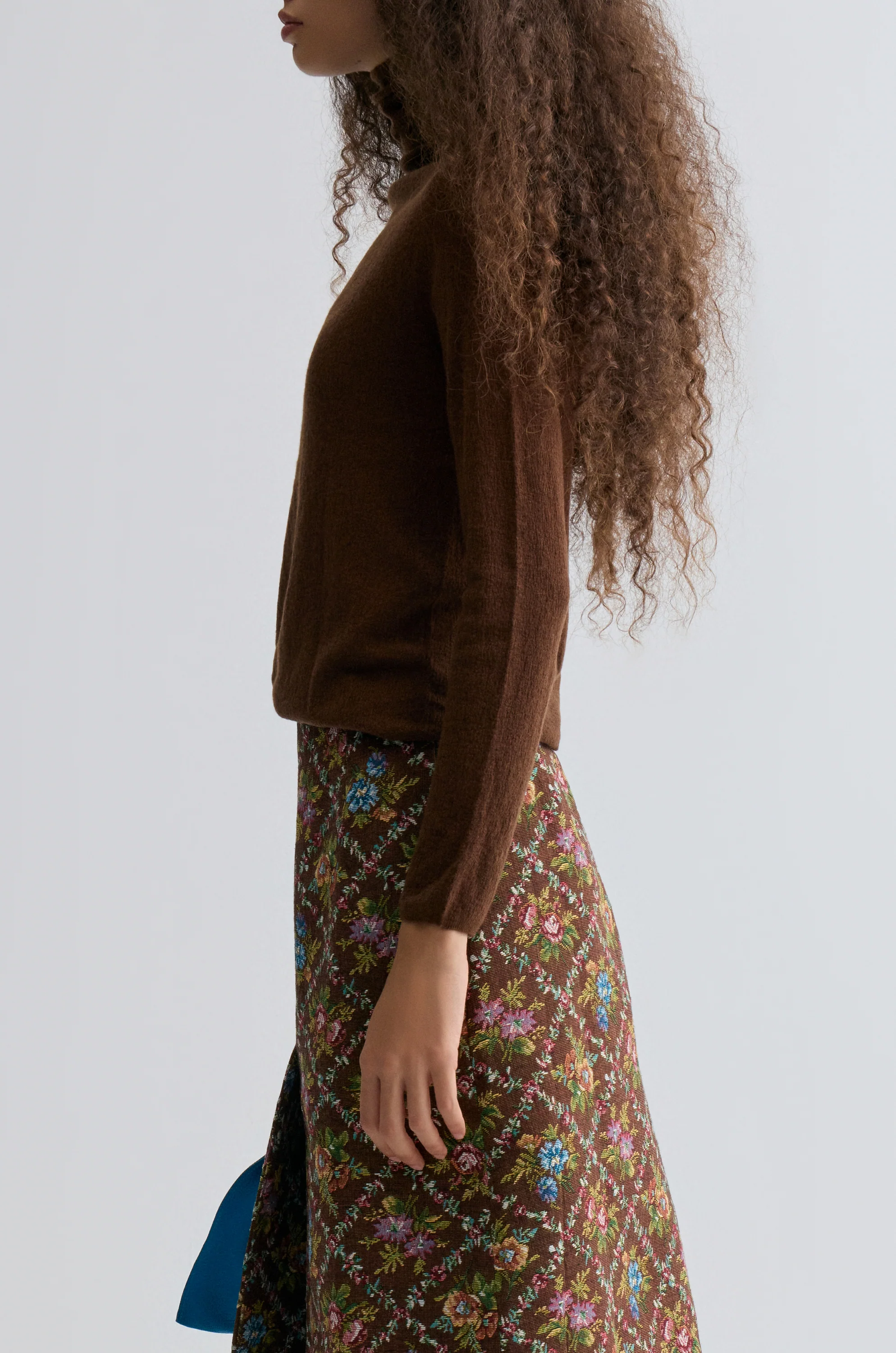 Wholegarment Fine Turtleneck Rust - Image 4
