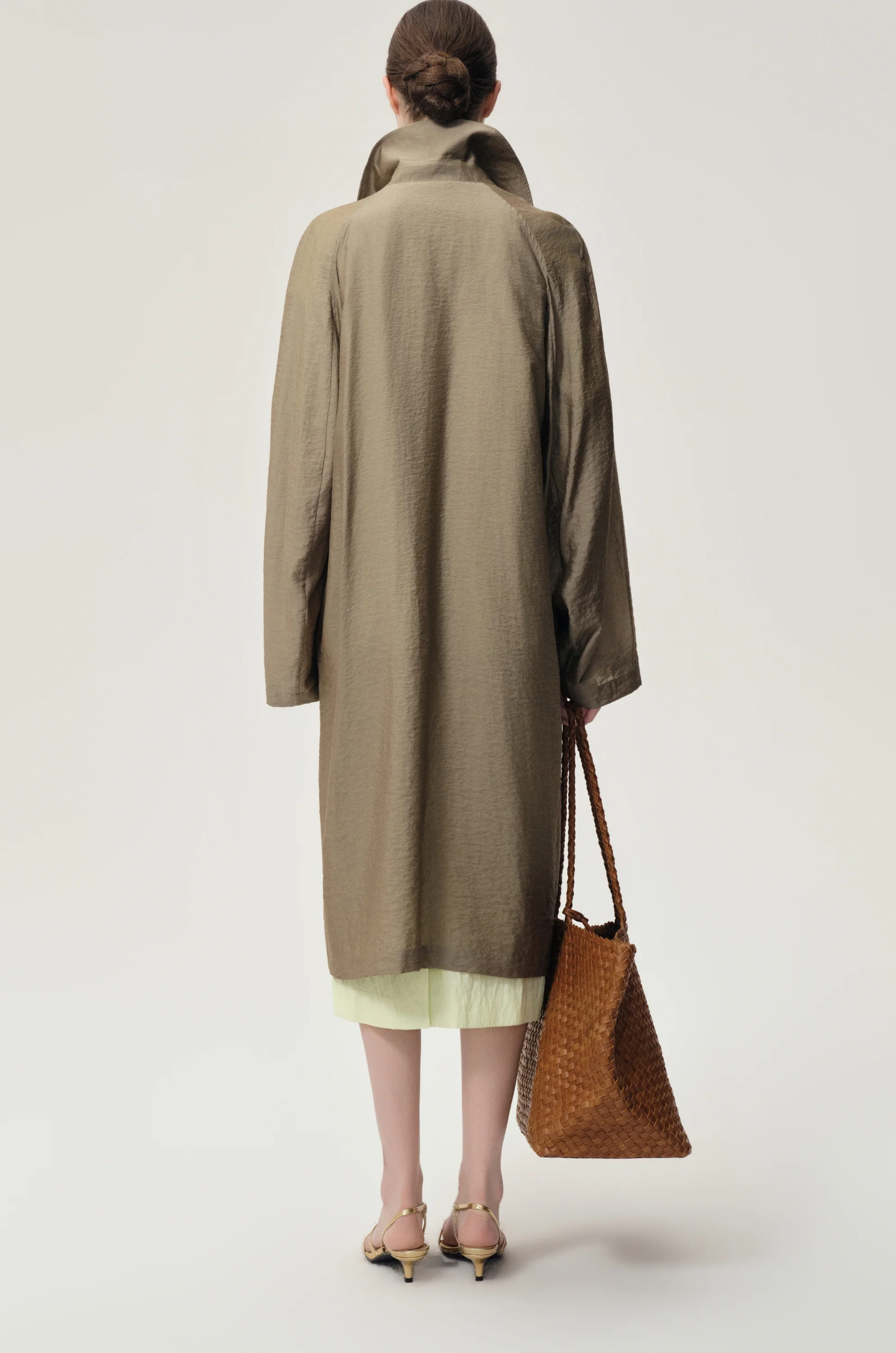 Zephy Trench Hay Green - Image 5